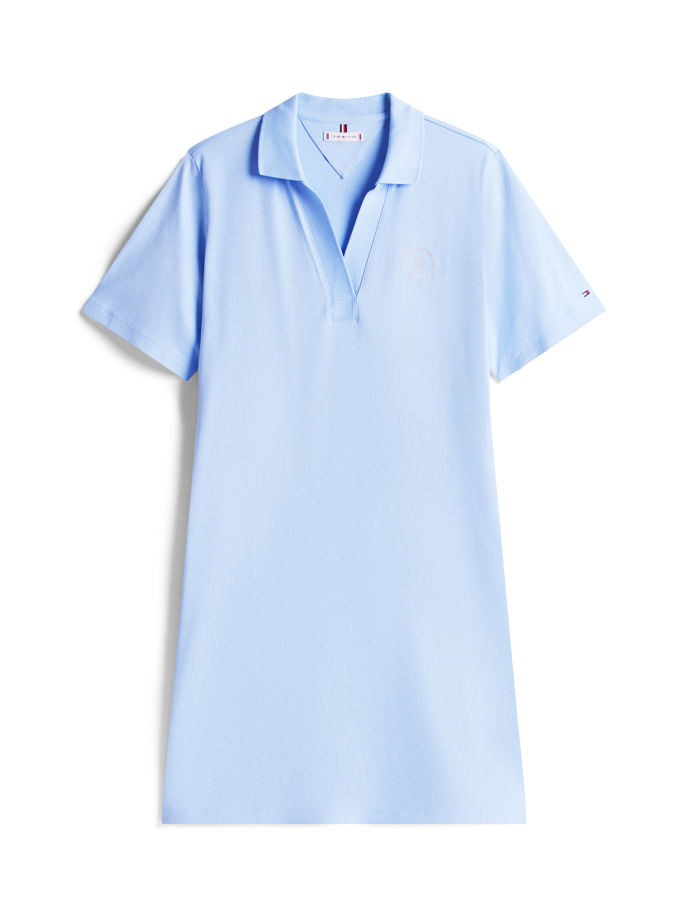 Tommy Hilfiger Curve Polokleid »CRV OPEN-NK STAMP REG POLO DRESS«