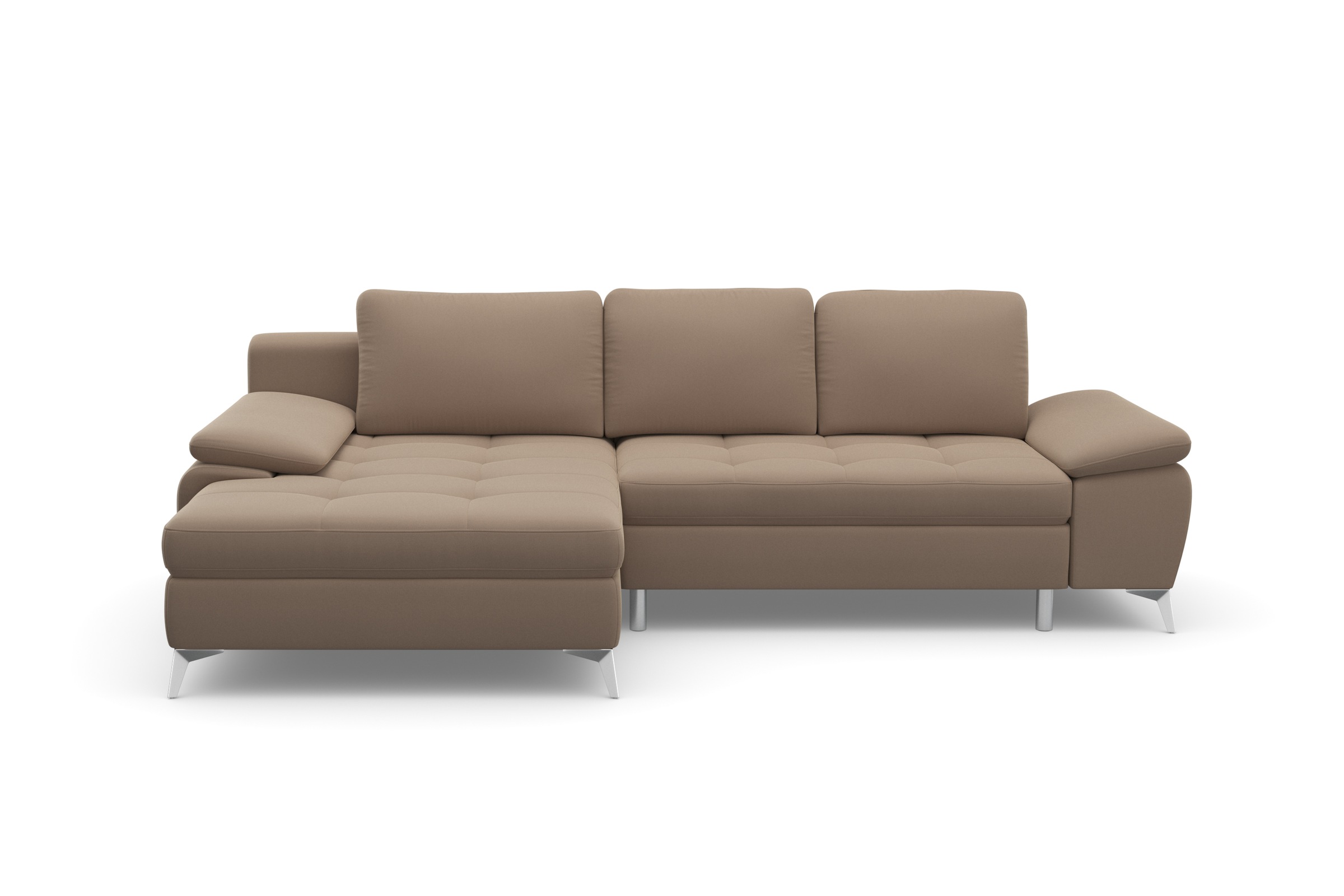 sit&more Ecksofa »Latigo L-Form«, mit Recamiere, wahlweise mit Bettfunktion und Bettkasten