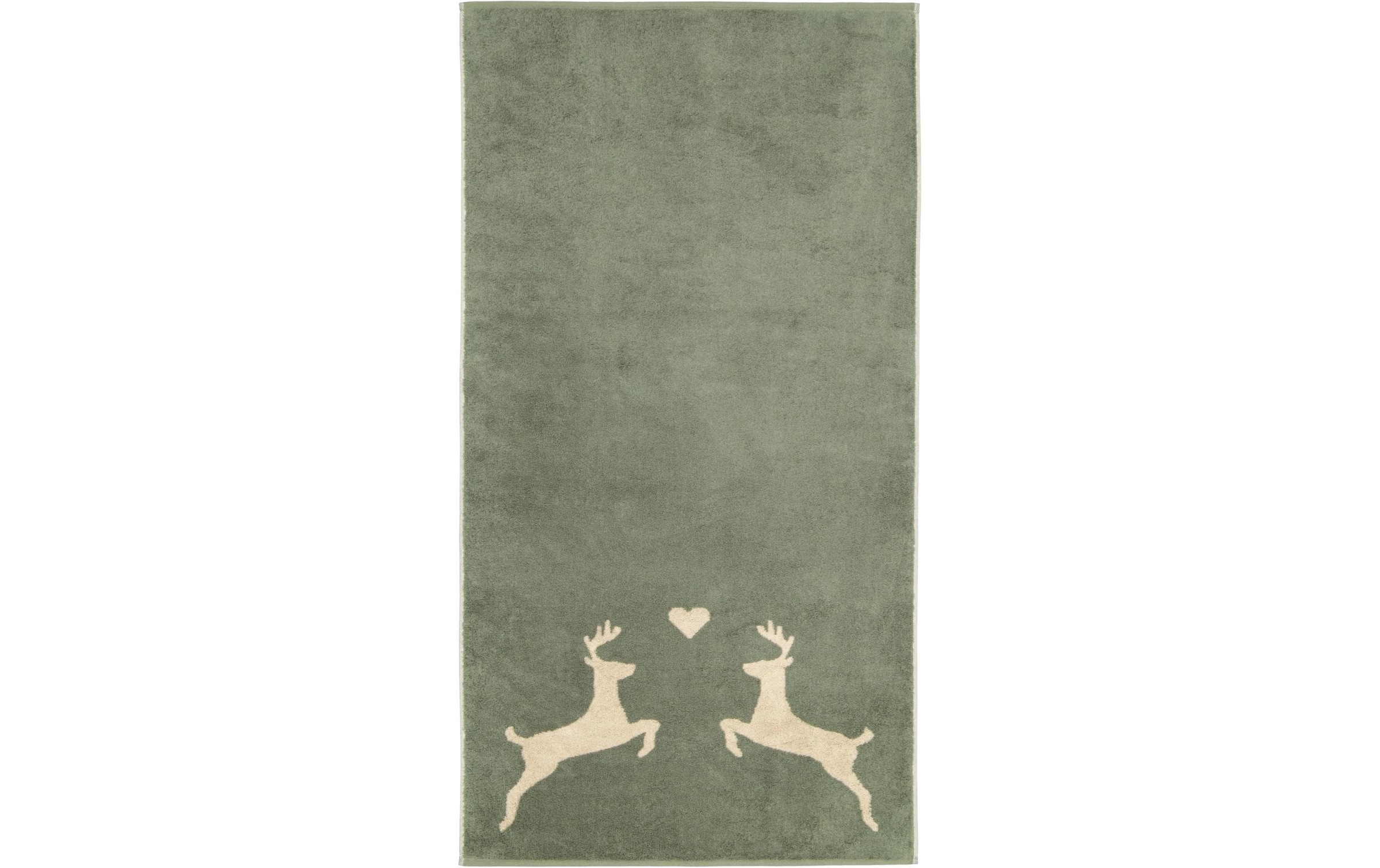 Cawö Duschtuch »Alpenchic Edition Hirsch 70 x 140 cm«, (1 St.)