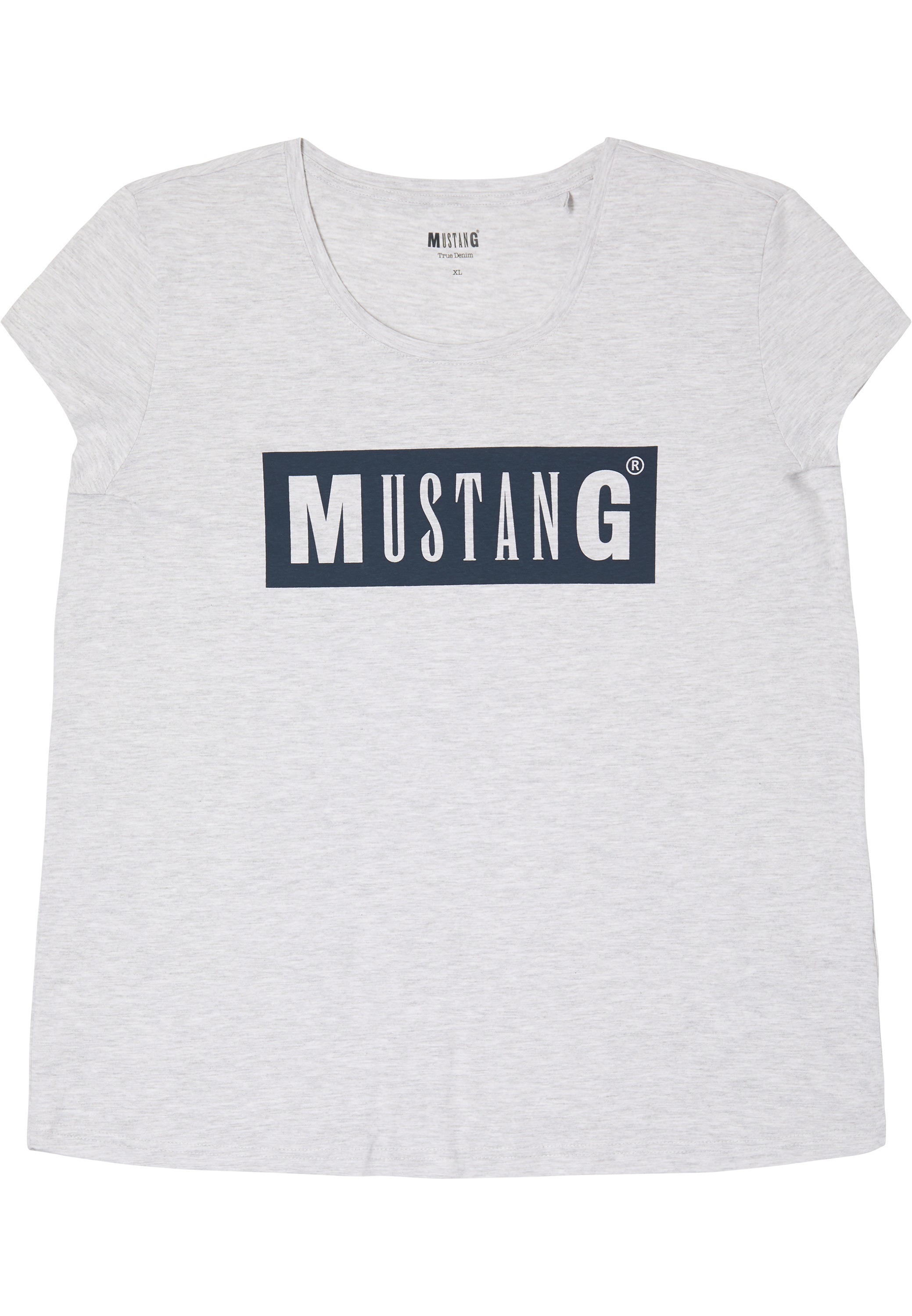 MUSTANG Kurzarmshirt »Damen Alina C Logo Tee«