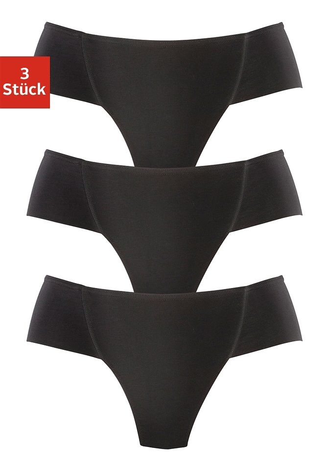 Formstring, (3er-Pack), Bodyforming Slip aus elastischer Baumwolle