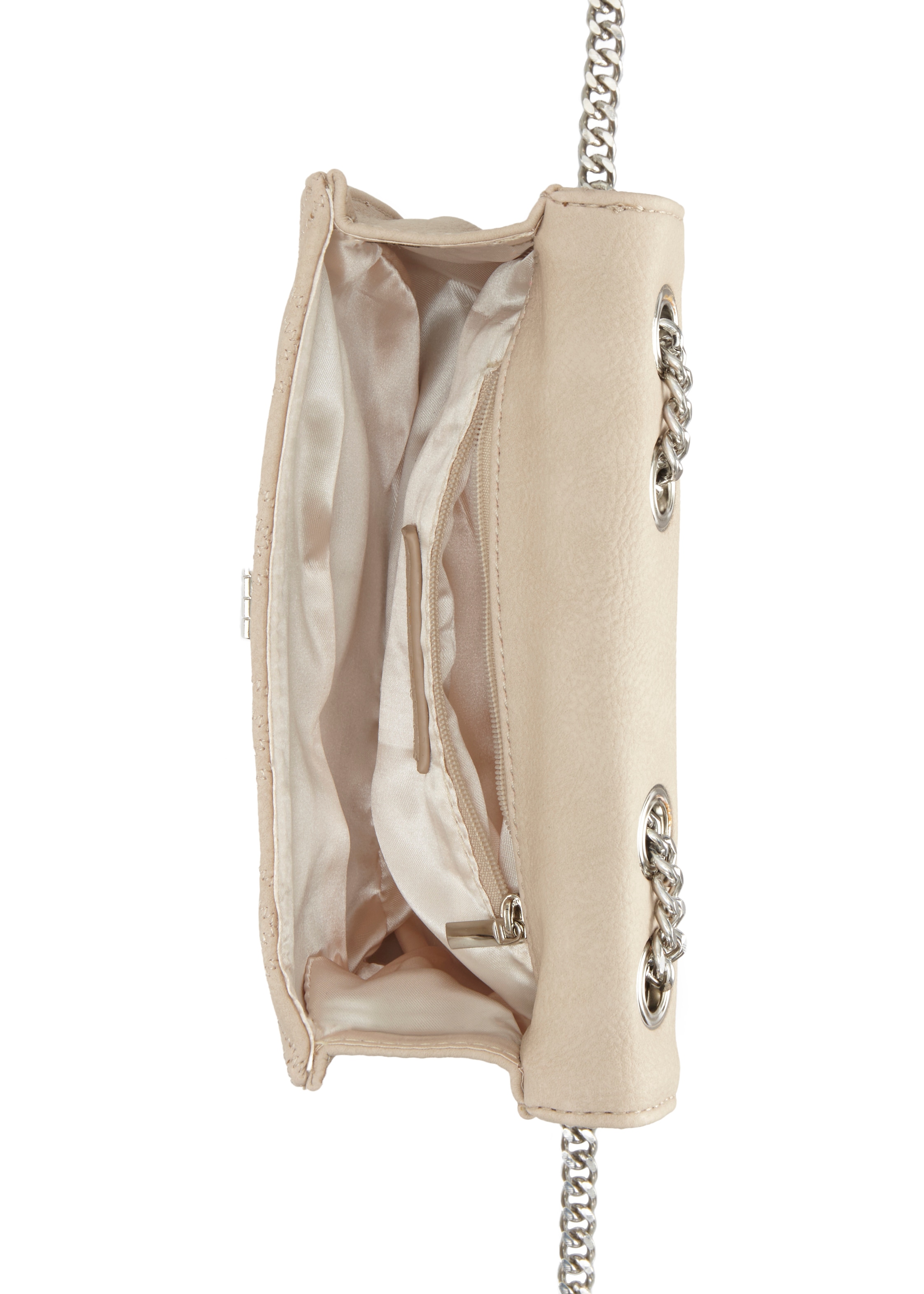 LASCANA Umhängetasche »Minibag«, Handtasche, Henkeltasche mit Kettenhenkel, Crossbody Bag VEGAN