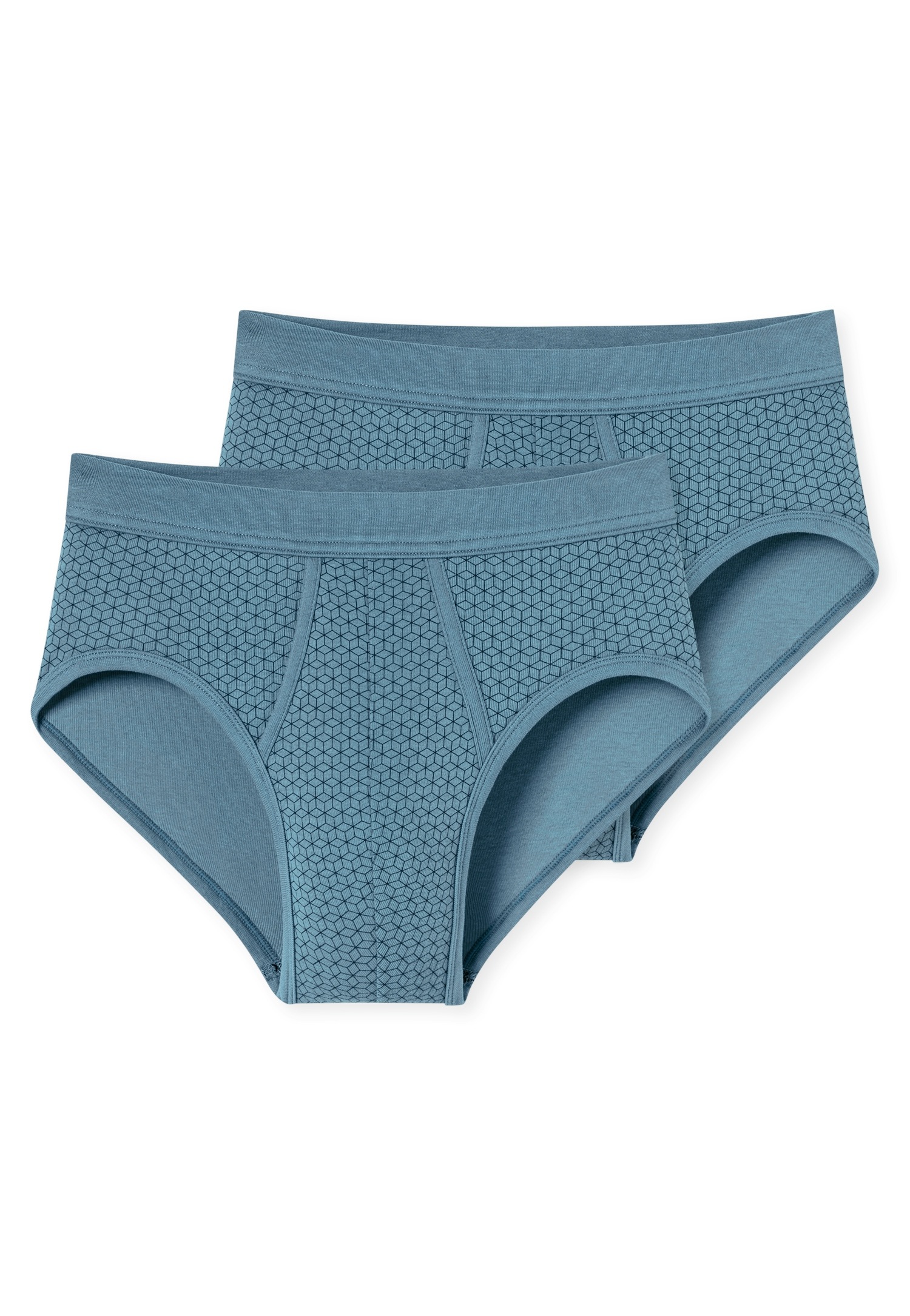 Schiesser Slip »Original Classics« 2er-Pack, mit kontrastfarbenem Karomuster
