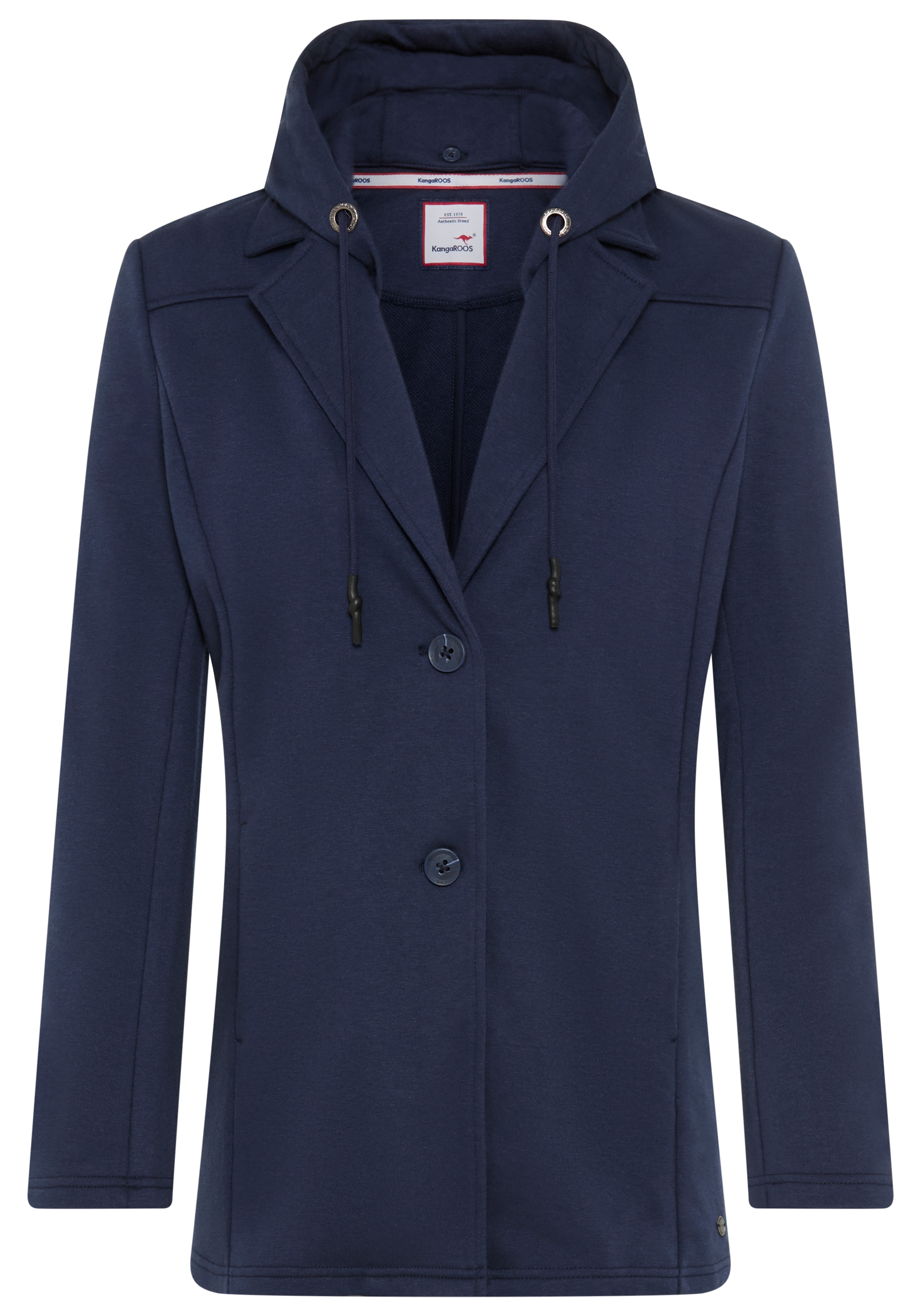 KangaROOS Sweatblazer, mit abknöpfbarer Kapuze