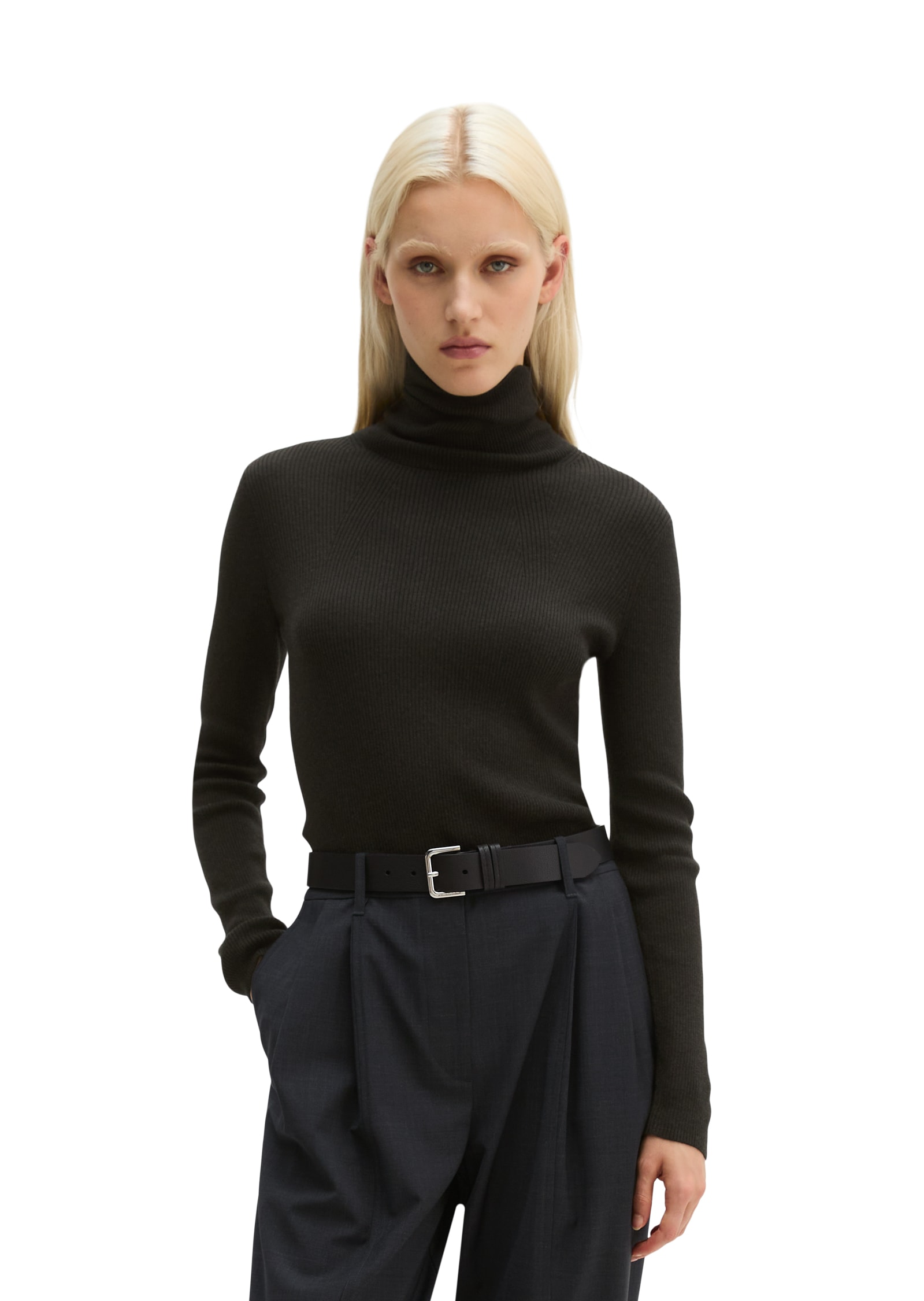 Marc OPolo Rollkragenpullover slim aus Organic Cotton