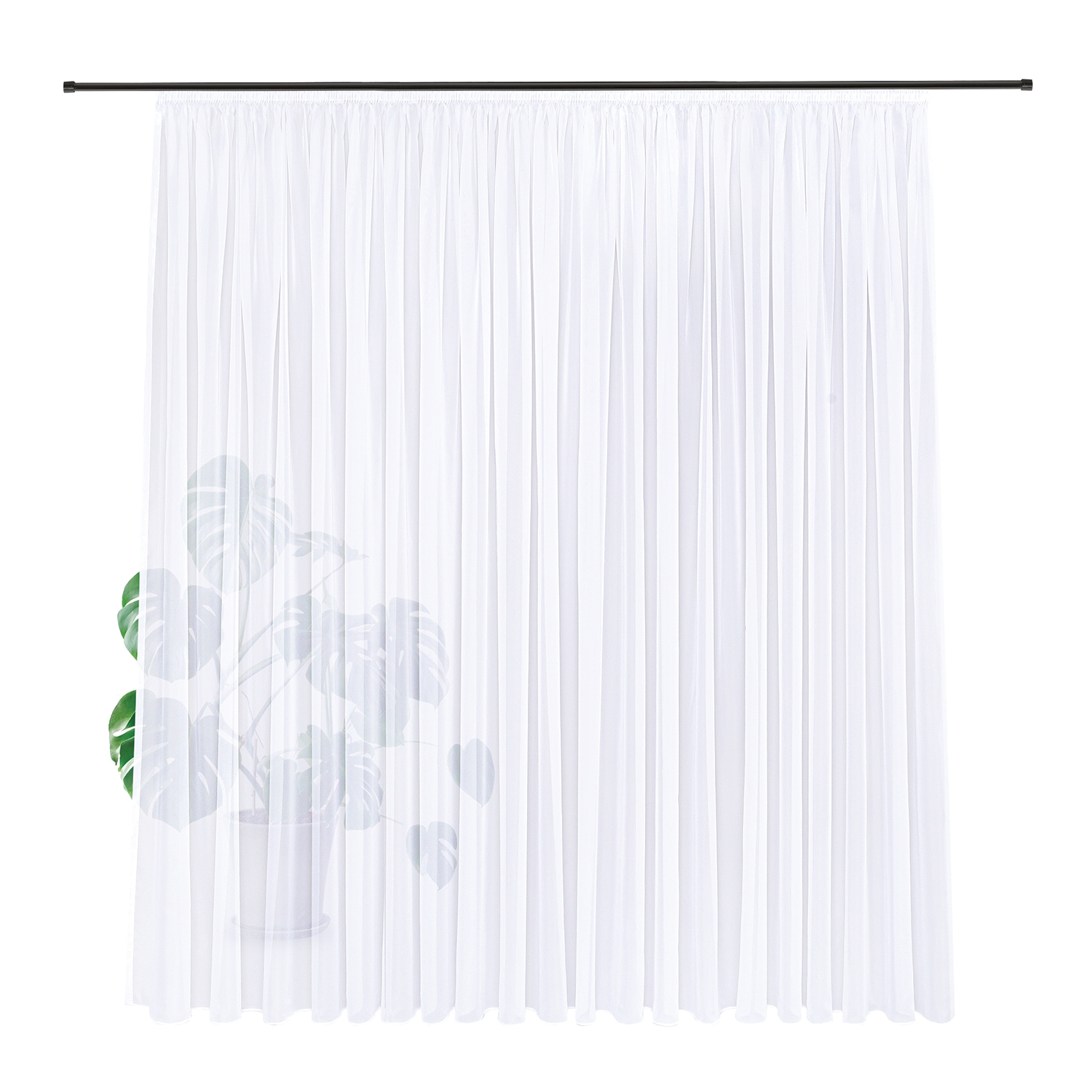 Gerster Gardine »Bianca«, (1 St.), Fertigstore Voile recyclet "Bianca"