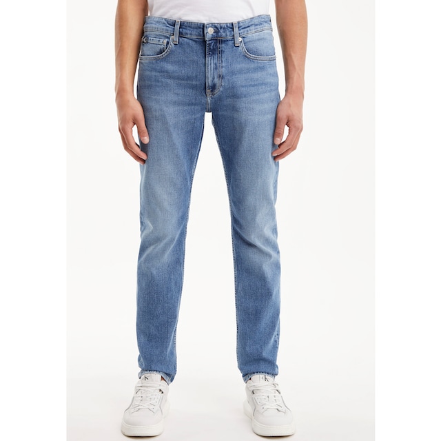 Calvin Klein Jeans Tapered-fit-Jeans »SLIM TAPER«, mit Calvin Klein Leder- Badge online bestellen | Jelmoli-Versand