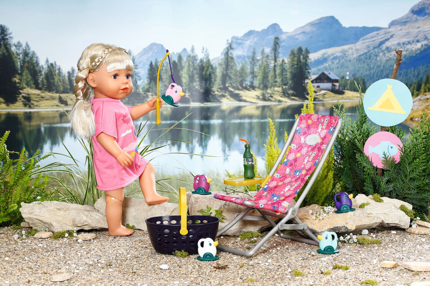 Baby Born Puppen Liegestuhl »Weekend Fischen«