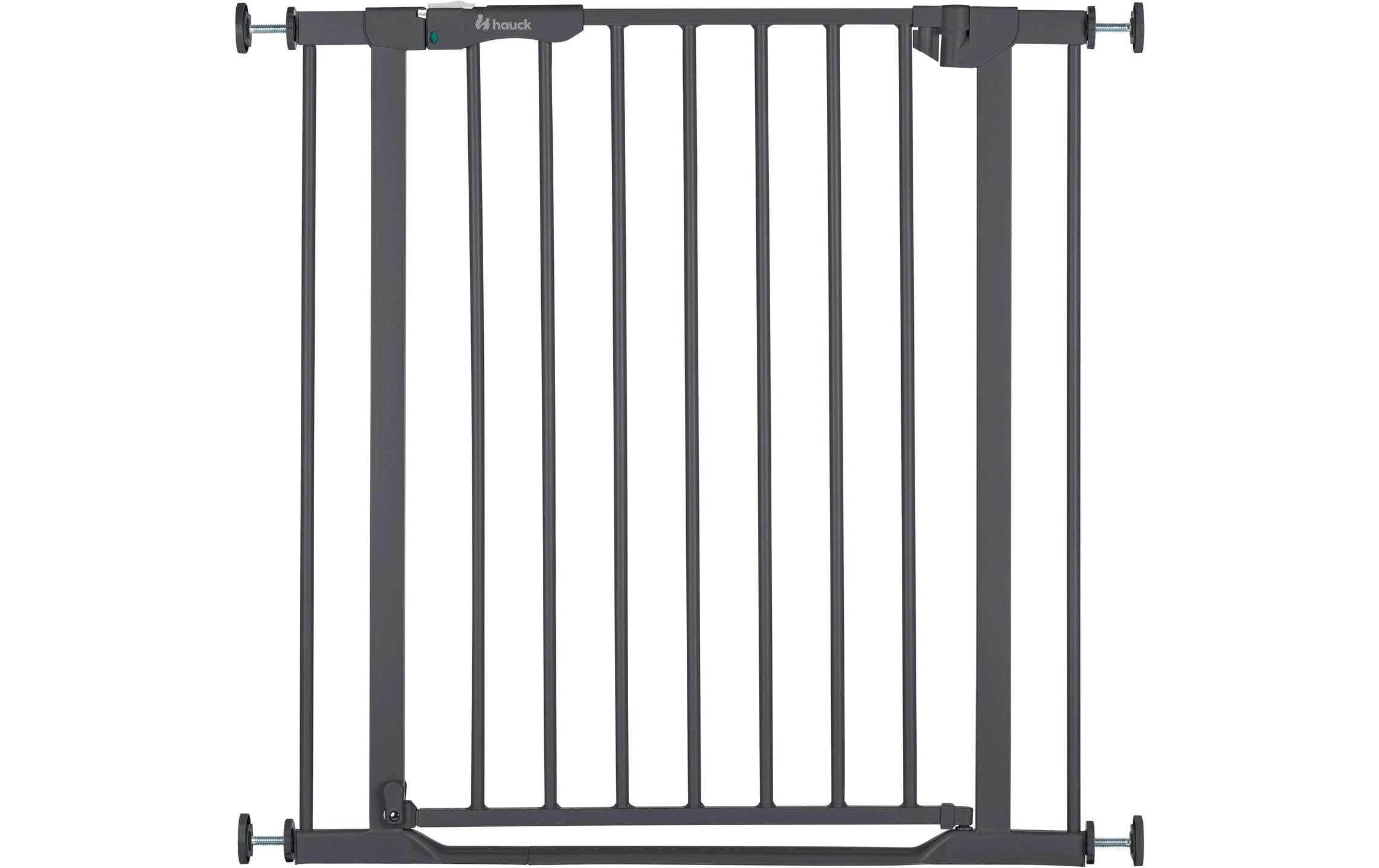 Hauck Türschutzgitter »Clear Step Autoclose 2 Grey 75 - 80 cm«