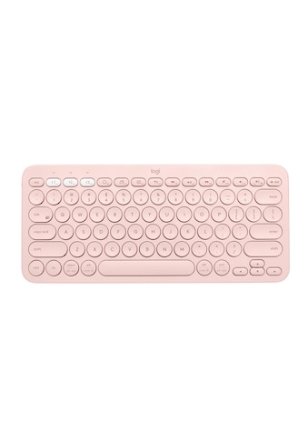 Wireless-Tastatur »K380 Multi-Device Rosa«
