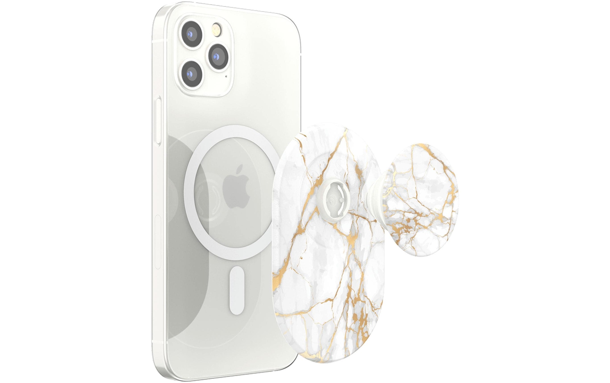 Popsockets Handy-Halterung »MagSafe Goldfarben Lutz Marble«, Universalhalterung