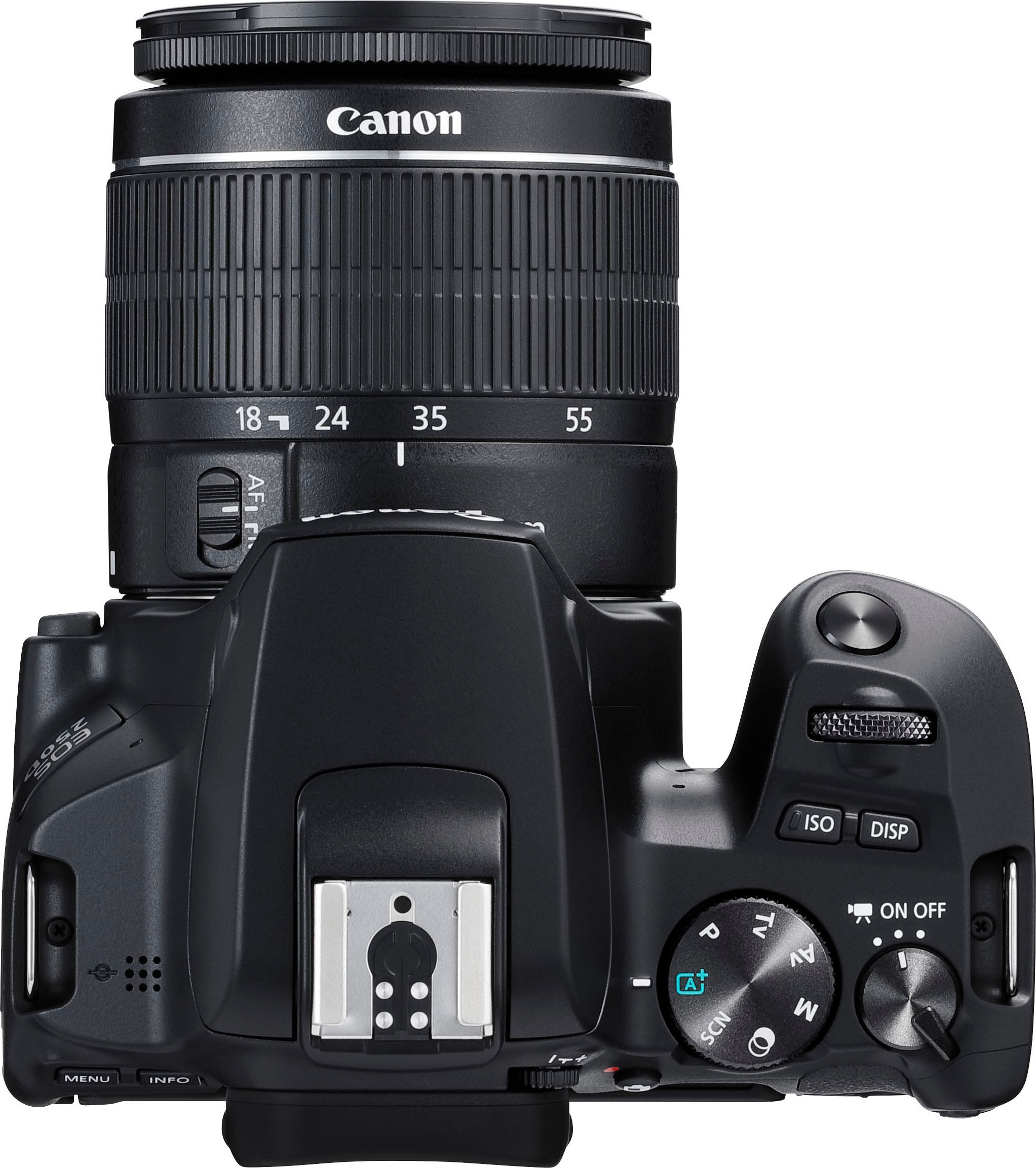Canon Spiegelreflexkamera »250D + EF-S 18-55mm f/3.5-5.6 III + SB130 Kit«, EF-S 18-55mm f/3.5-5.6 III, 24,1 MP, Bluetooth-WLAN