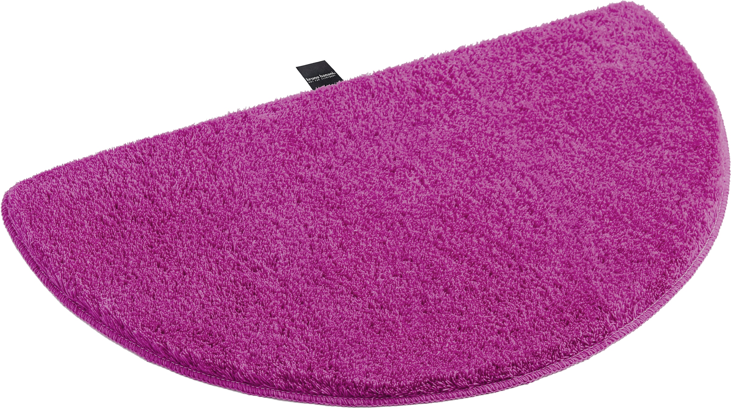 Bruno Banani Badematte »Lana, Badvorleger, Badezimmer Teppich«, rutschhemmend beschichtet, fussbodenheizungsgeeignet-schnell trocknend-strapazierfähig, Badteppich, Badematten, unifarben, auch als 3 teiliges Set & rund