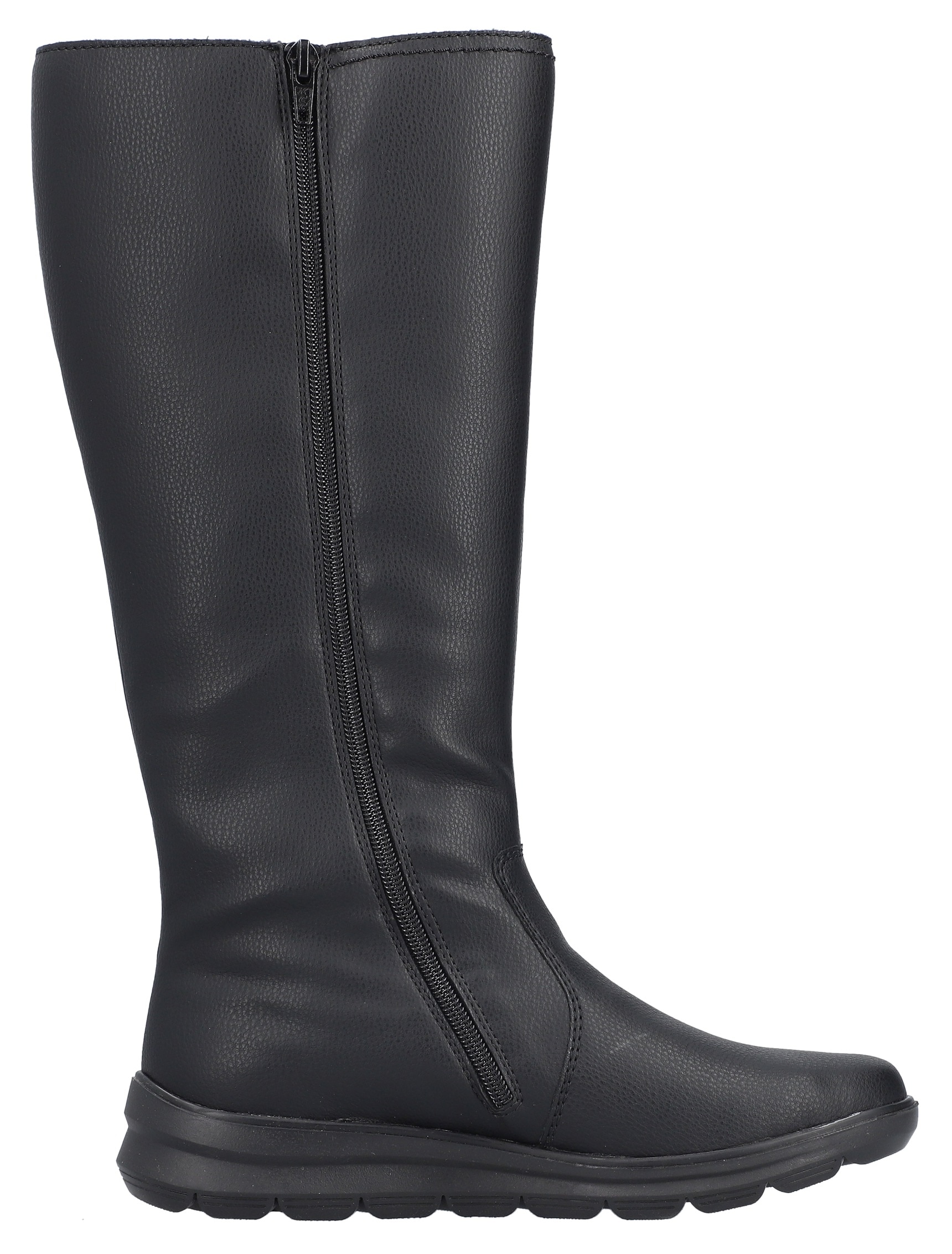 Rieker Winterstiefel, Langschaftstiefel, Keilabsatz, mit Warmfutter und Reissverschluss