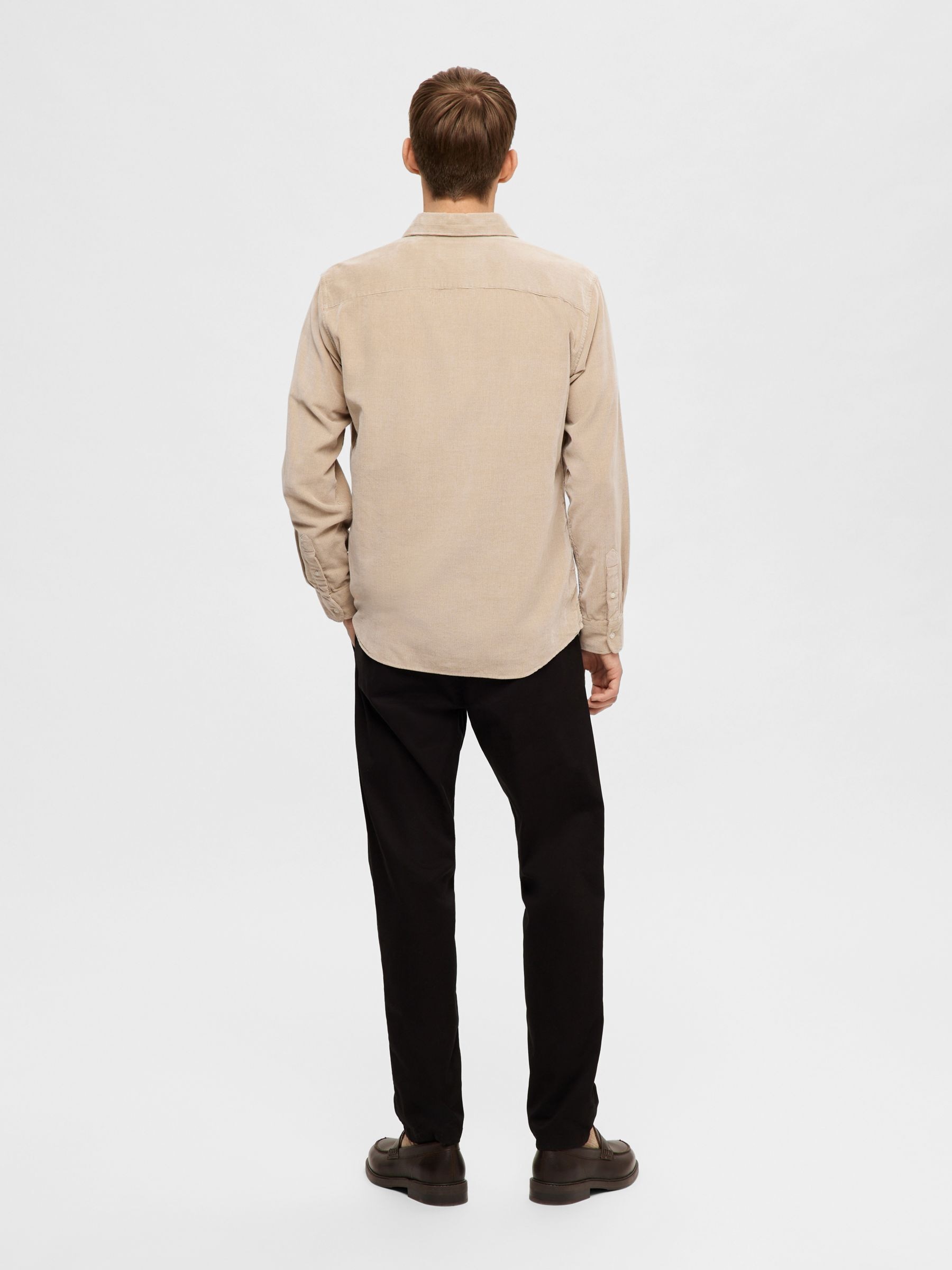 SELECTED HOMME Langarmhemd »SLHREGOWEN-CORD SHIRT LS NOOS«