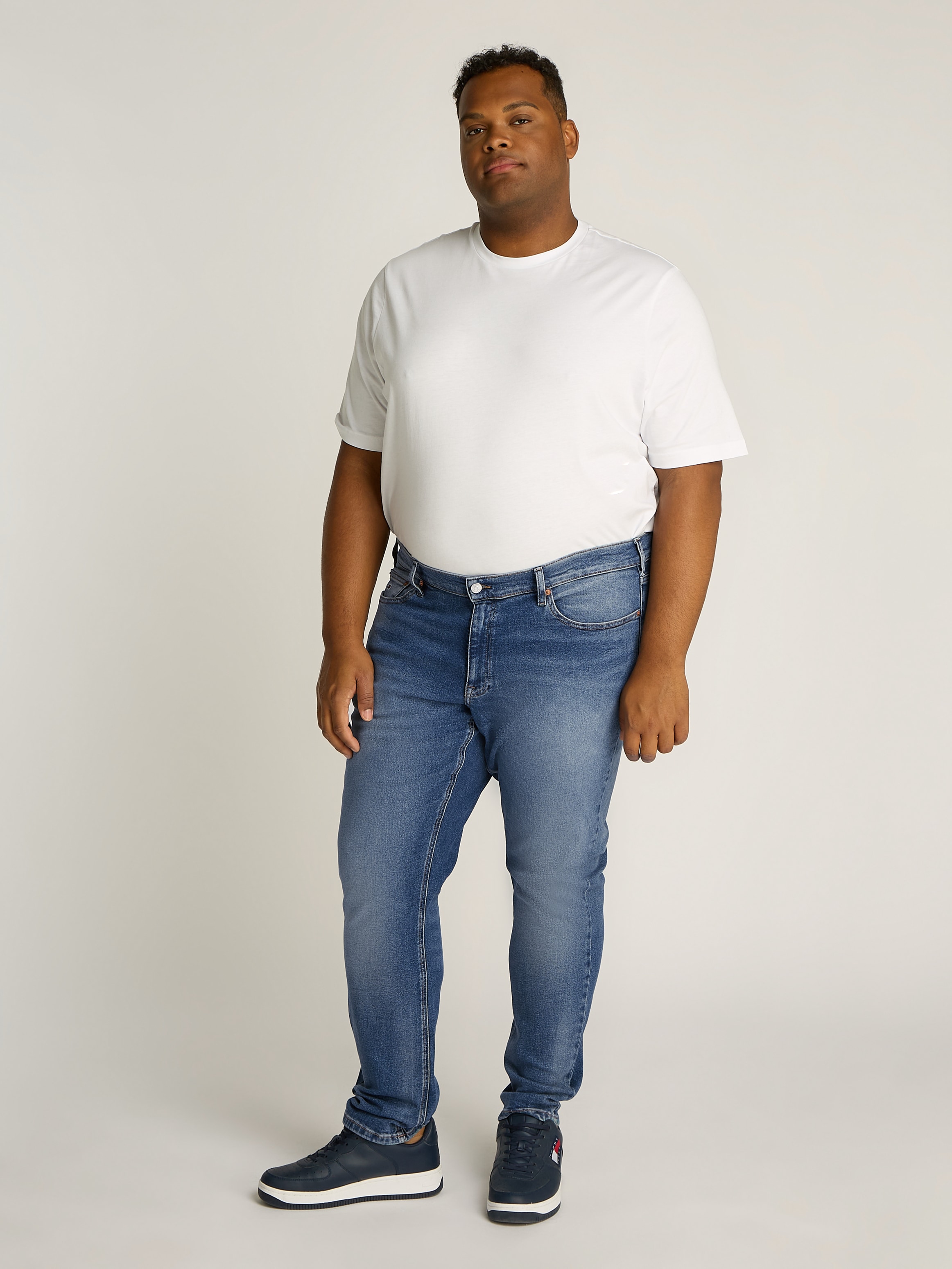 Tommy Jeans Plus Slim-fit-Jeans, in Grossen Grössen, stoned wash Optik