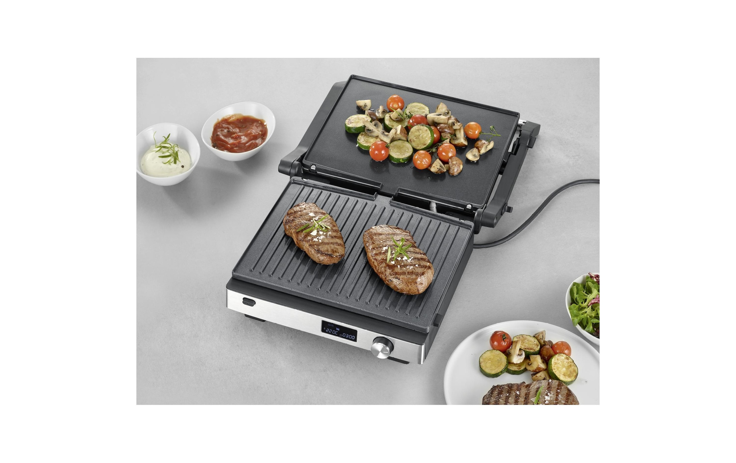 Severin Kontaktgrill »Sevini Flex KG 2380 2000 W«, 2000 W