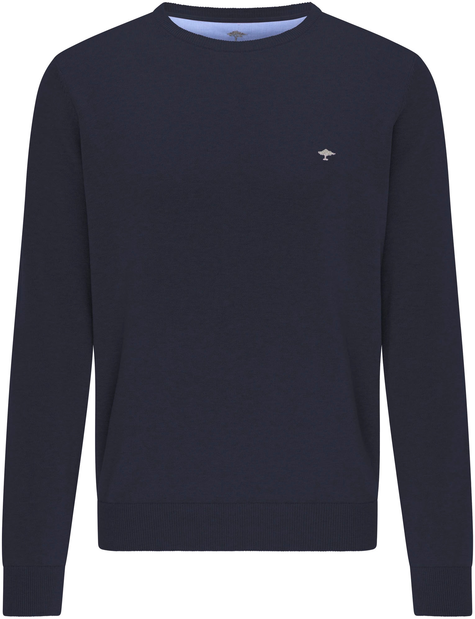 FYNCH-HATTON Strickpullover »FYNCH-HATTON Langarmpullover« mit Logostickerei