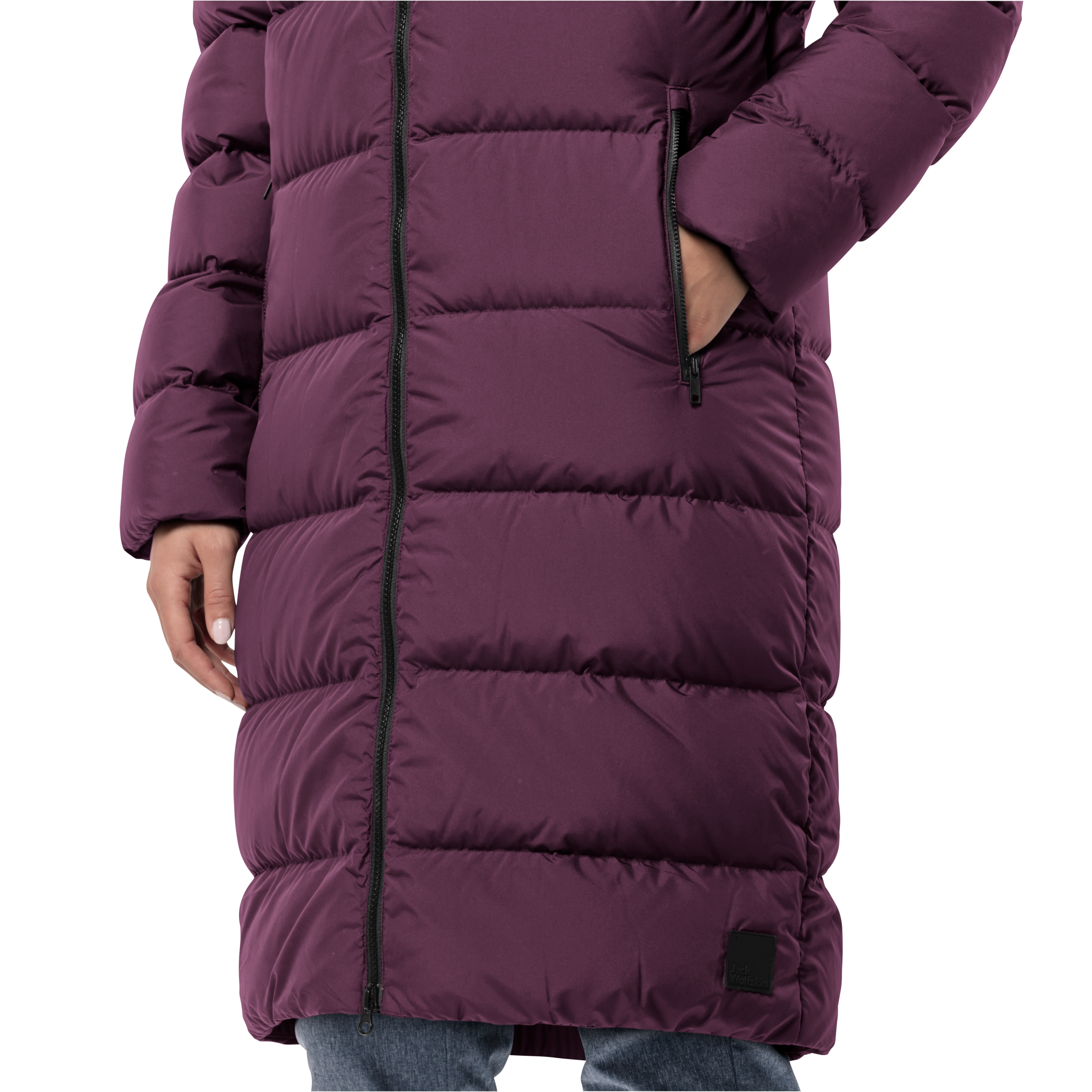 Jack Wolfskin Daunenmantel »FROZEN PALACE COAT W«, mit Kapuze