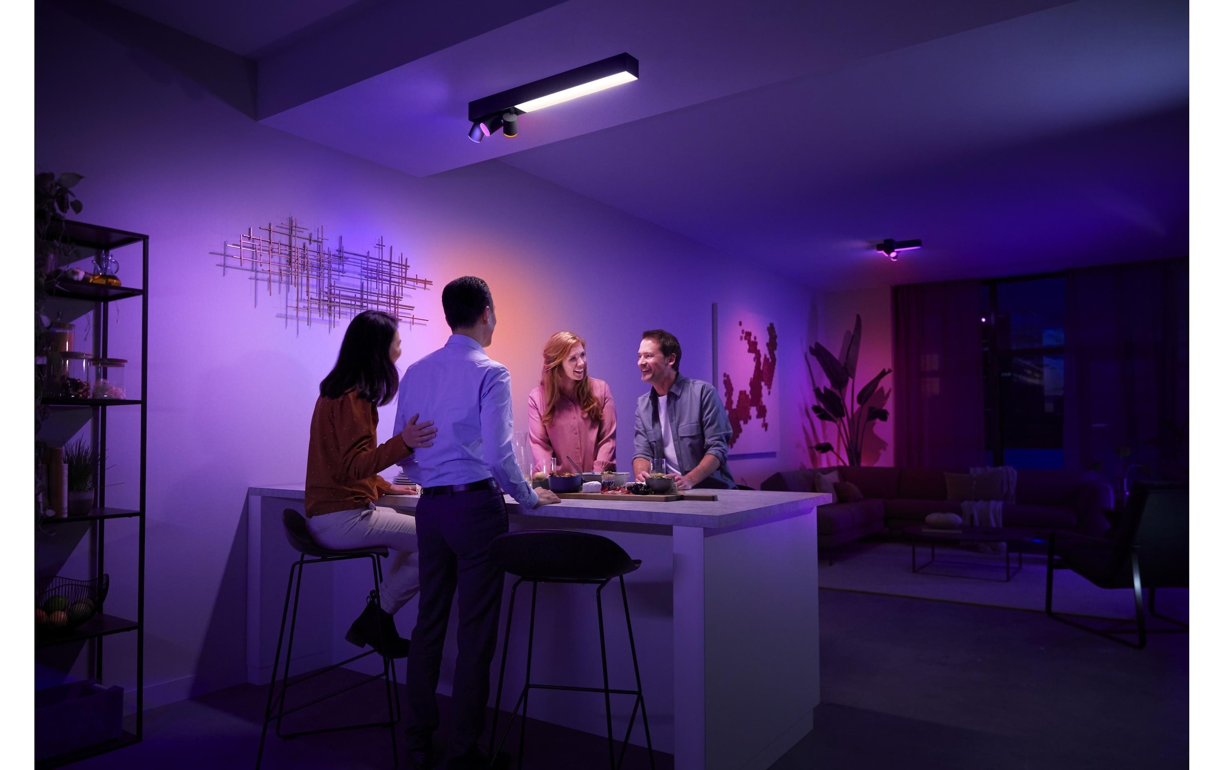 Philips Hue LED Deckenleuchte »Centris«, Leuchtmittel GU10 | LED wechselbar