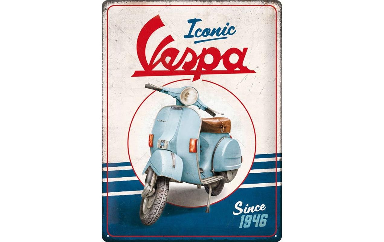 Metallschild »Nostalgic Art Iconic Vespa since1946 30 x 40 cm, Metall«