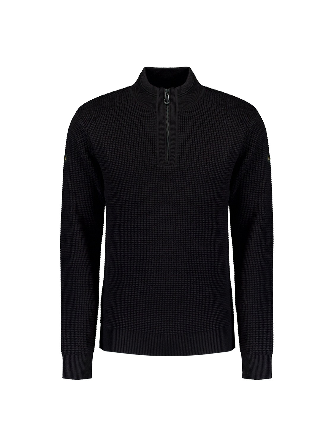 NO EXCESS Stehkragenpullover, mit Zipper
