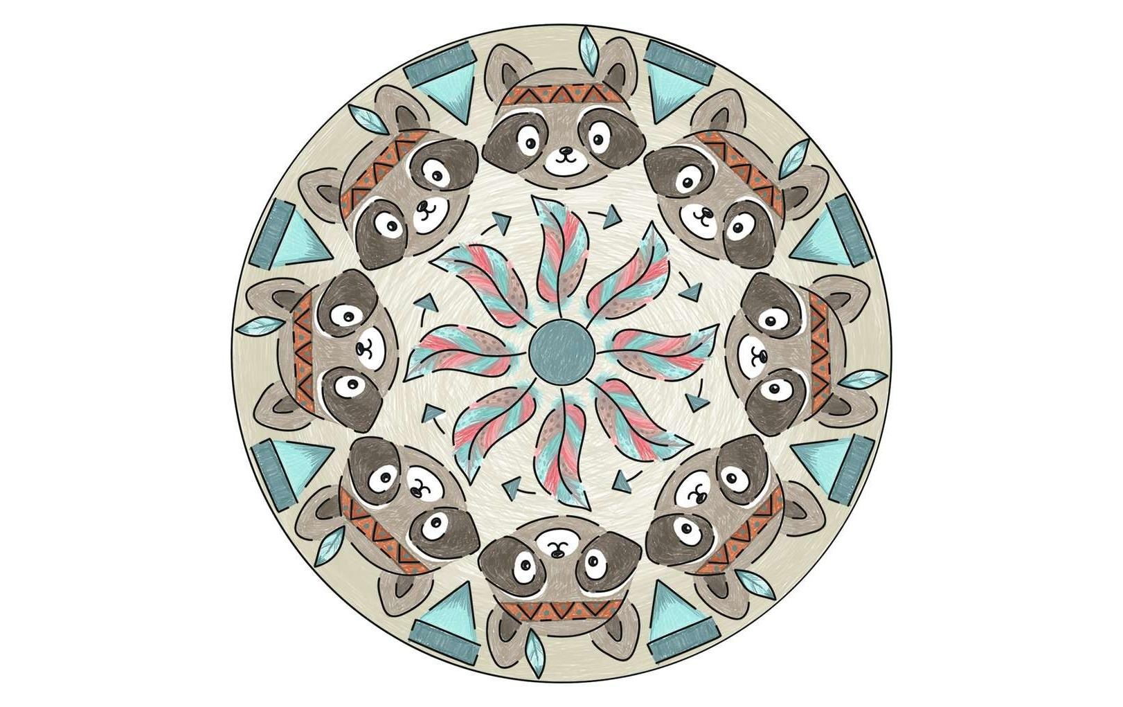 Ravensburger Malvorlage »Ravensburger Malset Mandala-Designer Boho Style«