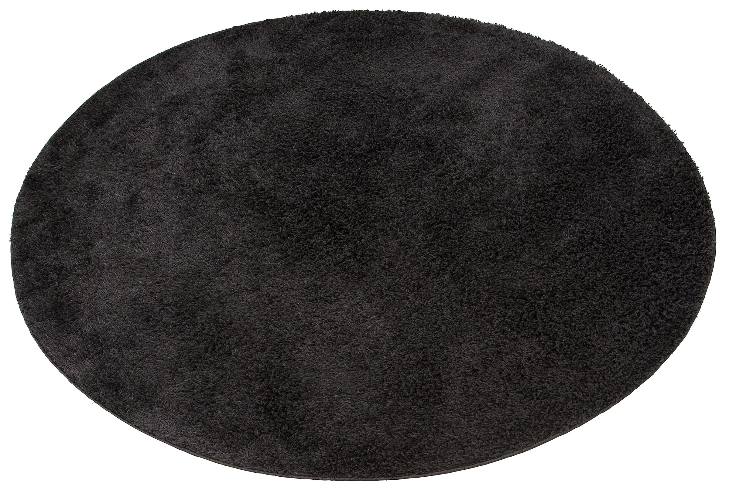 my home Hochflor-Teppich »Mikro Soft Ideal«, rund, 30 mm Höhe, Mikrofaser, extra flauschig, weich, pflegeleicht, elegant, Uni