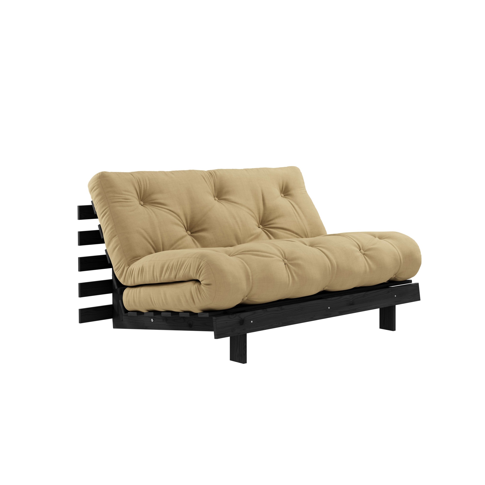 Karup Design Daybett »Daybett Roots Schlafsofa – Gästebett & Sofa aus FSC®-Kiefer«, Inkl. Futonmatratze, in mehreren Grössen & Farben erhältlich