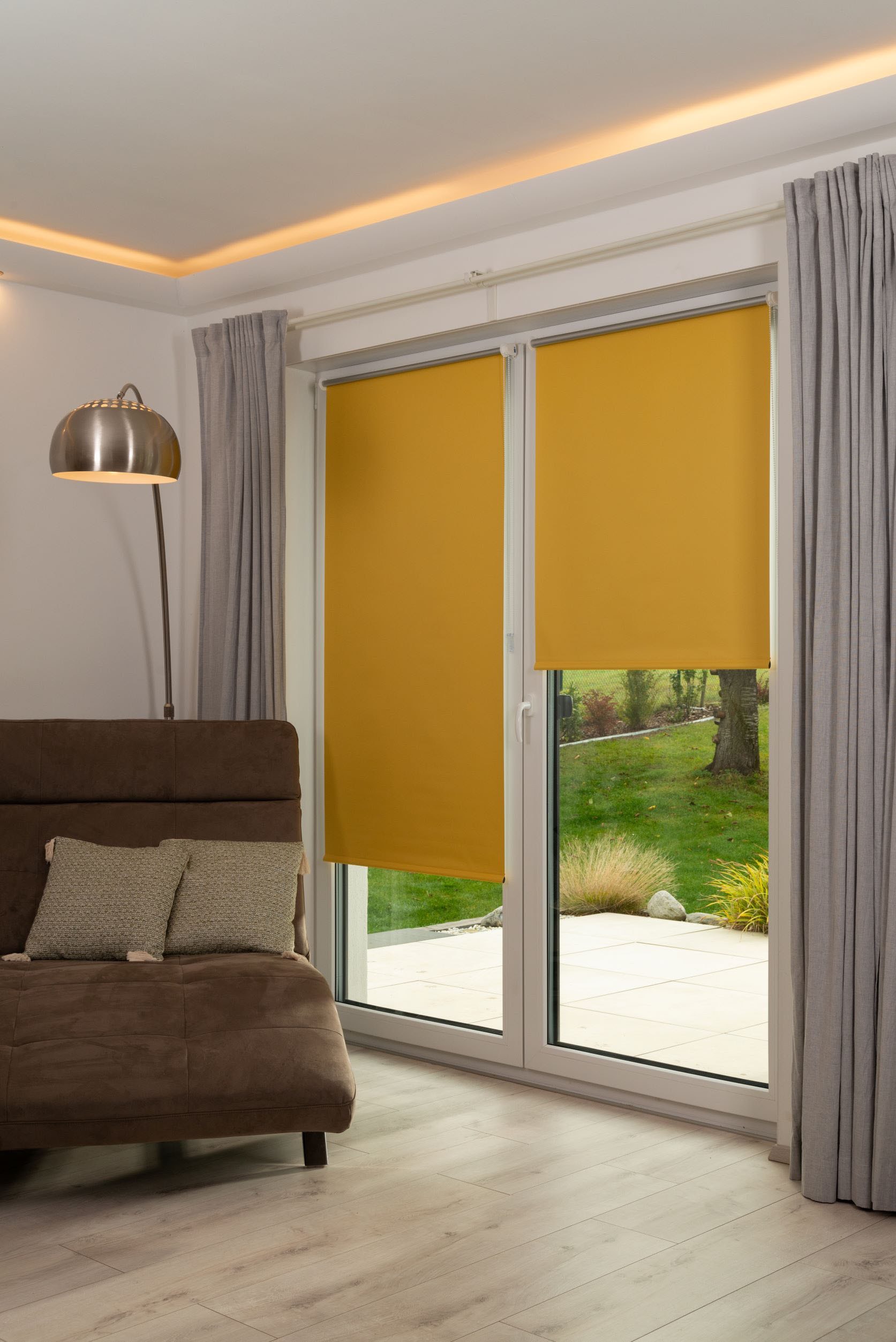 K-HOME Seitenzugrollo »Thermo Klemmfix-Rollo«, verdunkelnd, energiesparend, ohne Bohren, 1 Stück