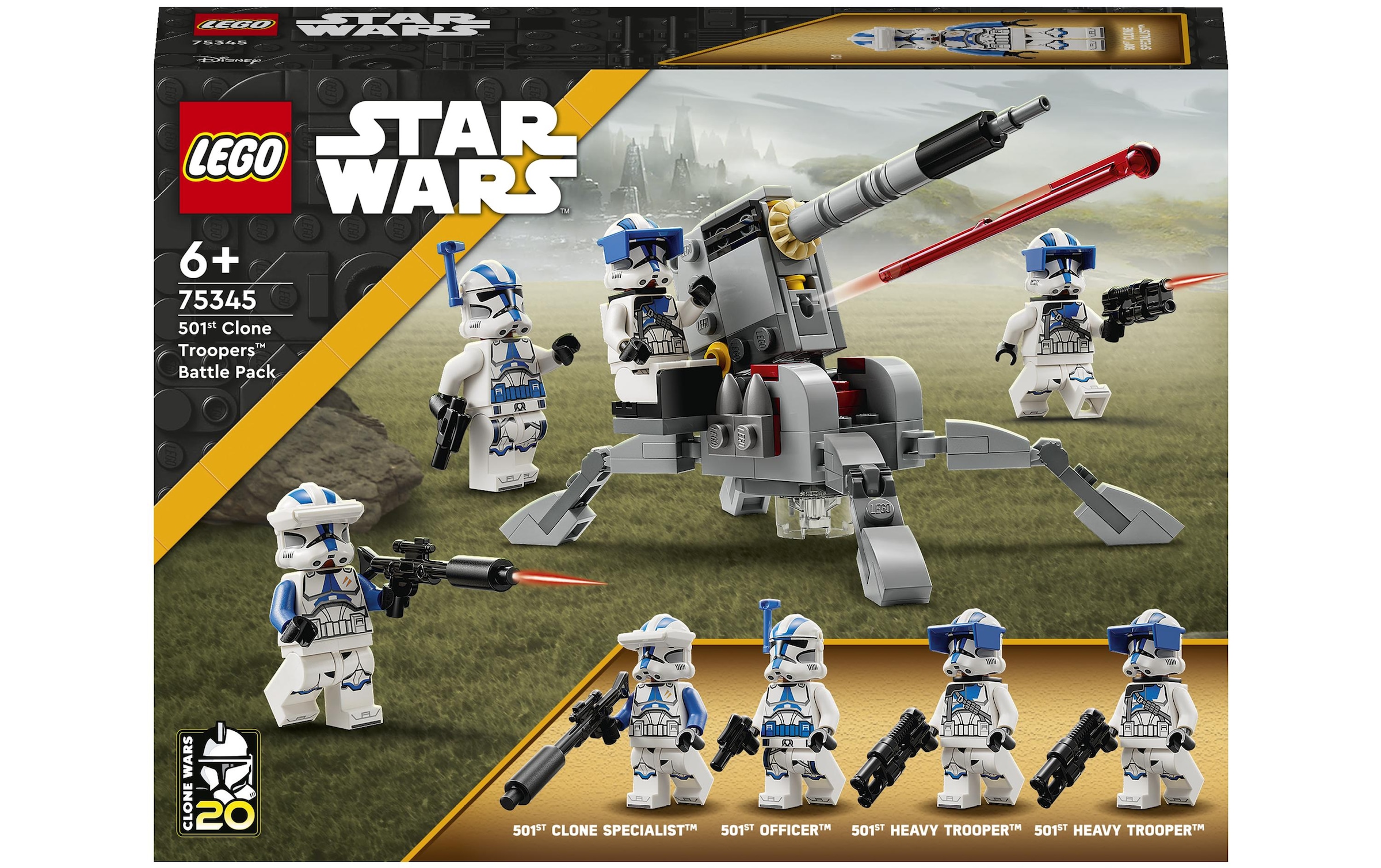 Konstruktionsspielsteine »SW 501st Clone Troopers Battle Pack«, (119 St.)