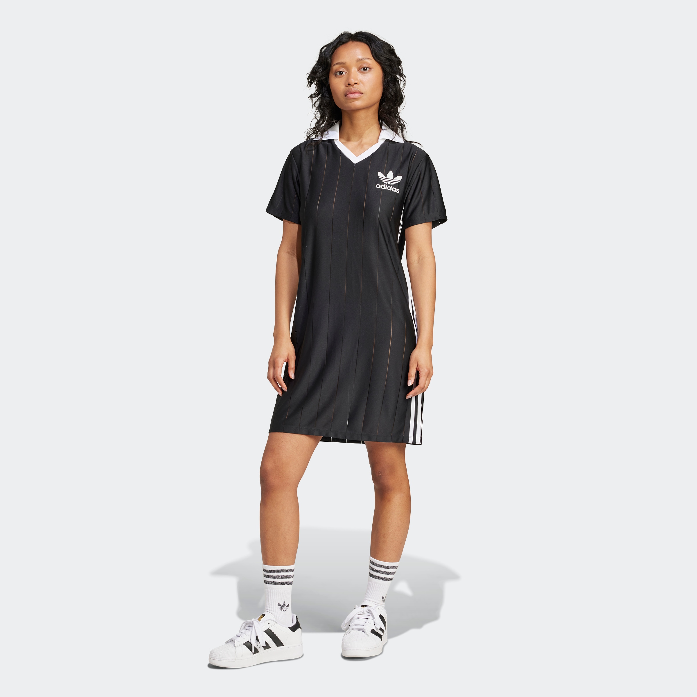 adidas Originals Shirtkleid »3 S PNST DRESS«, (1 tlg.)