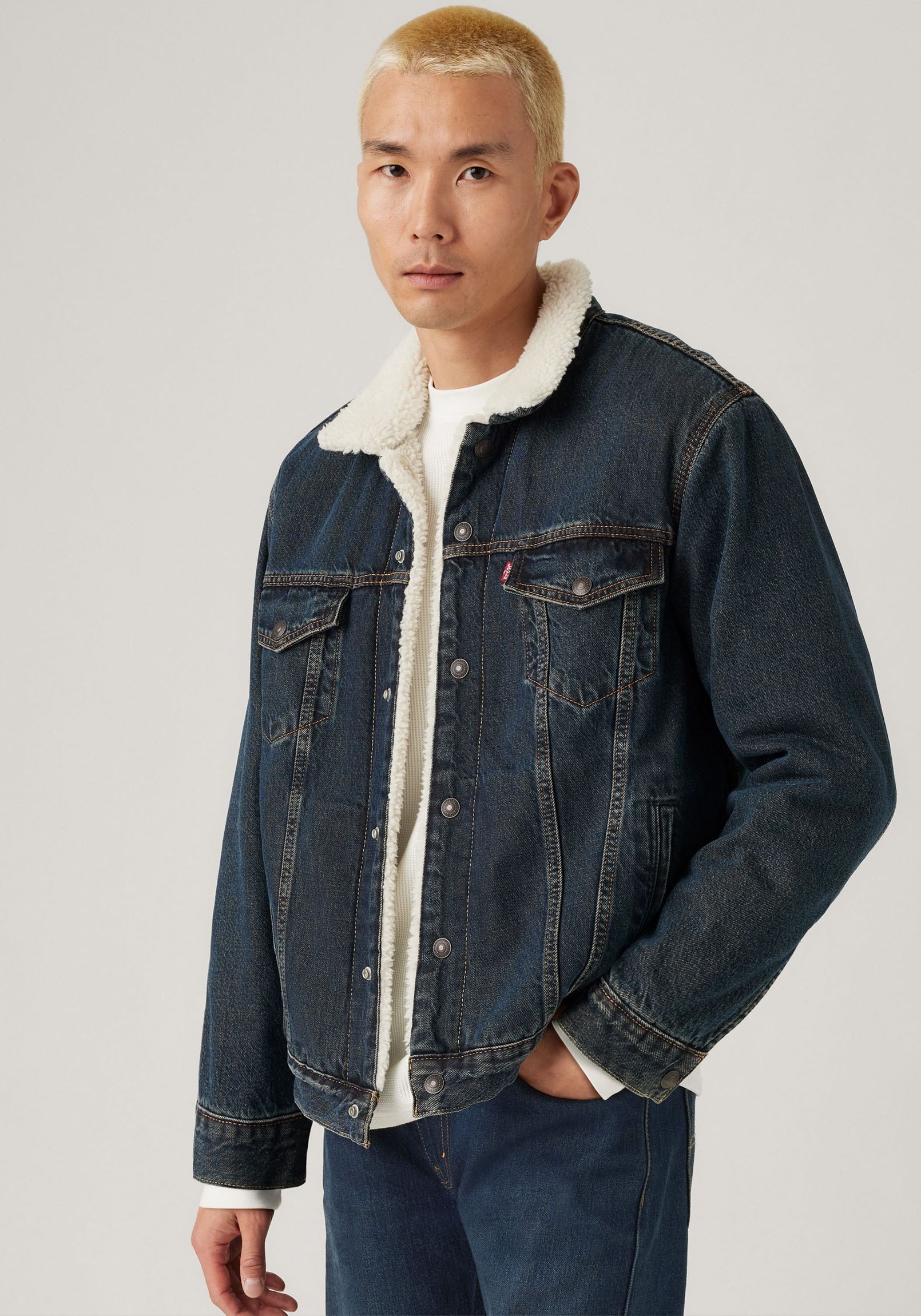 Levi's® Jeansjacke, Warm gefüttert
