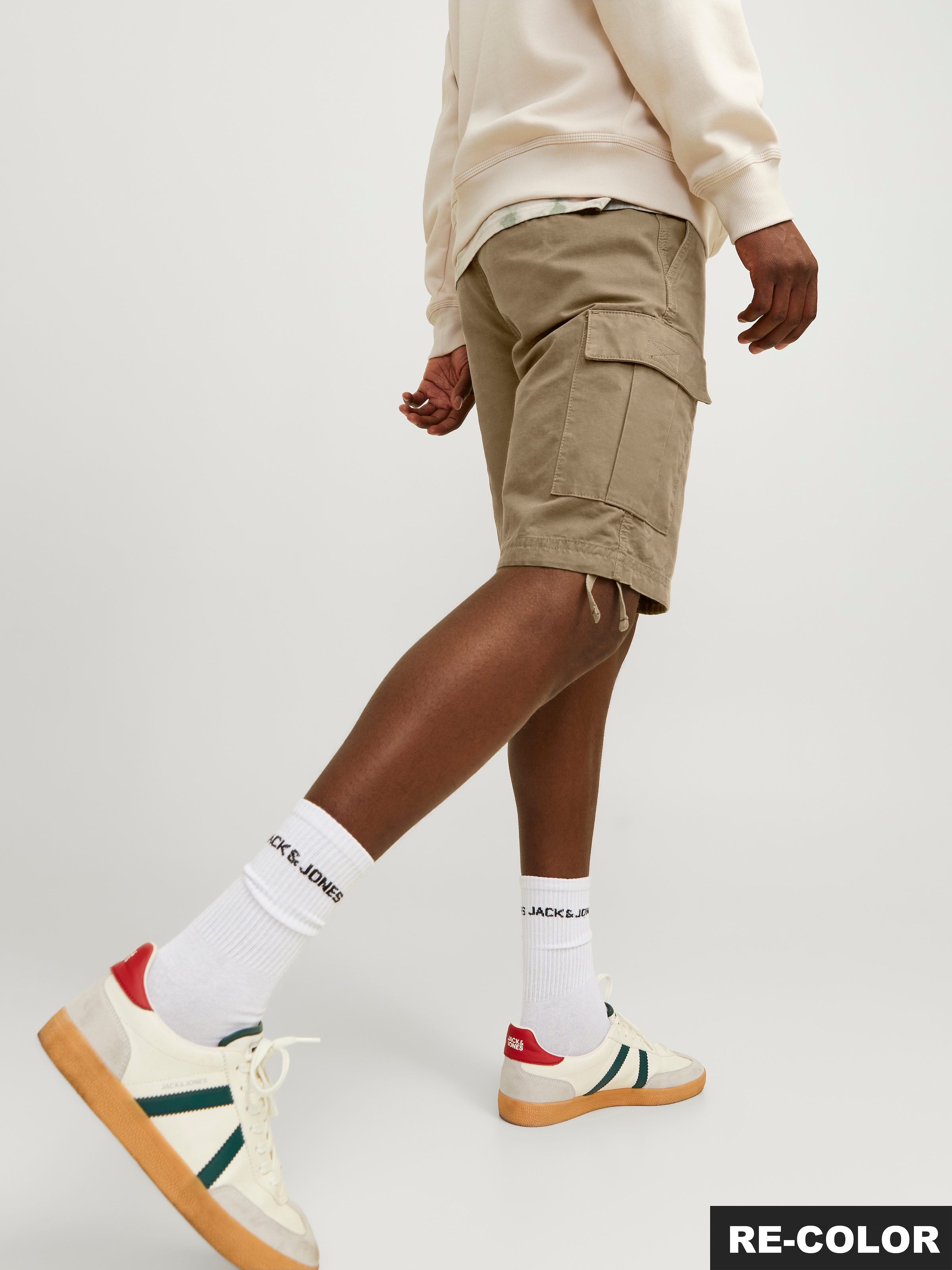Jack & Jones Cargoshorts »JPSTCOLE BARKLEY JJCARGO SHORTS SN«, mit Cargo Taschen
