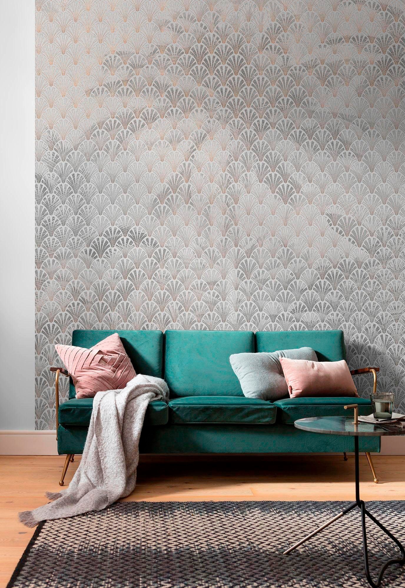Komar Vliestapete »Digitaldruck Vlies - Veil - Grösse 200 x 280 cm«, bedruckt, Wohnzimmer, Schlafzimmer
