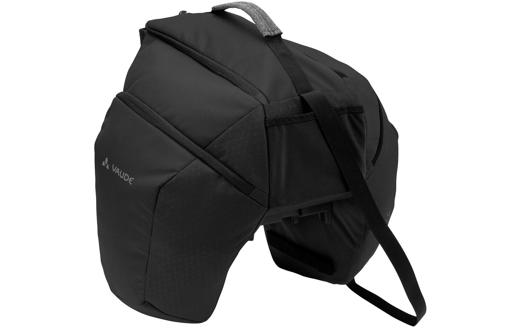 VAUDE Gepäckträgertasche »eSilkroad Plus (UniKlip) Black«