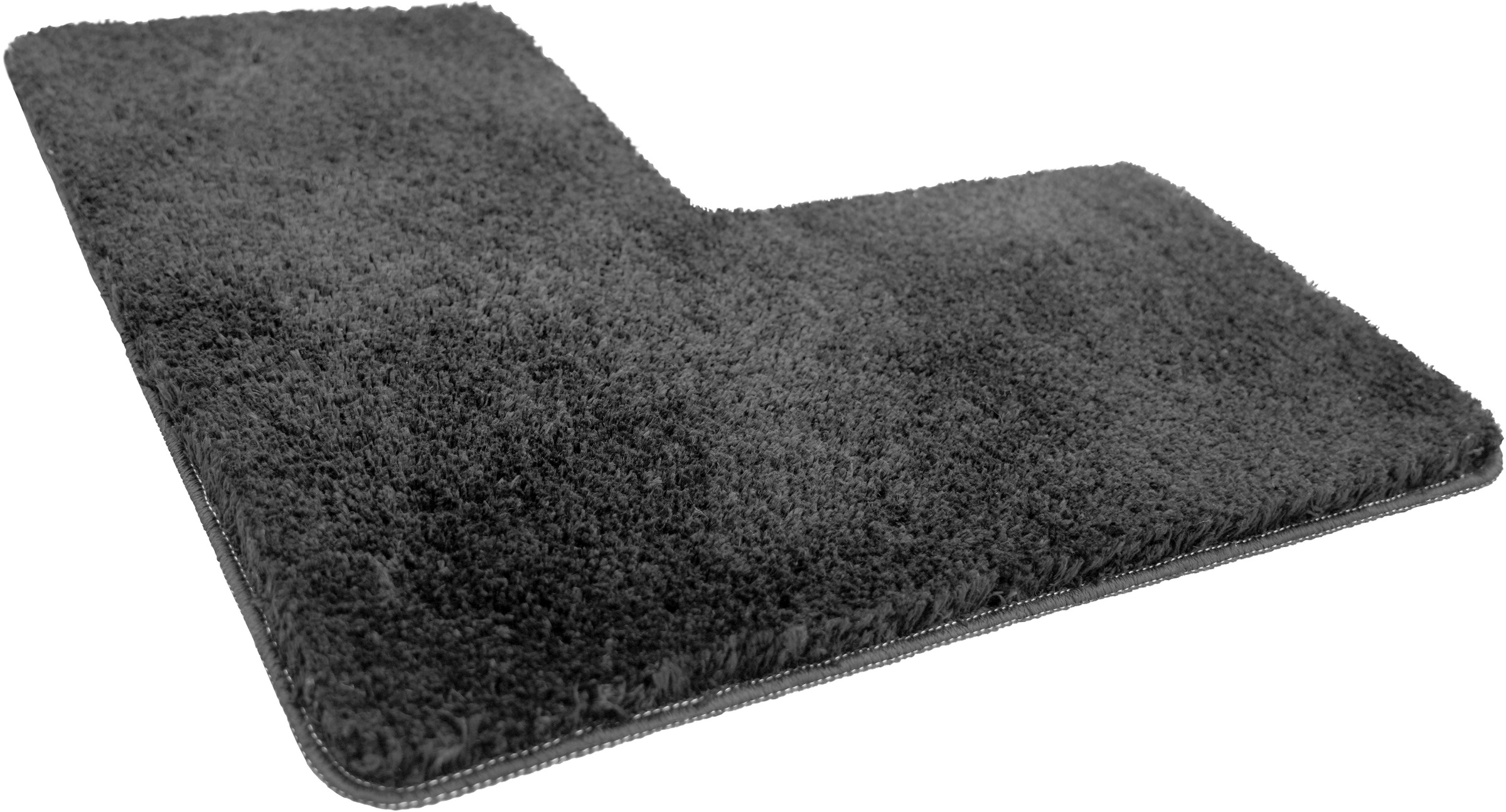 my home Badematte »Sanremo, Badvorleger, Badezimmer Teppich, sehr weich«, rutschhemmend beschichtet, fussbodenheizungsgeeignet-schnell trocknend, Badteppich, unifarben, rechteckig, rund & als 3-tlg. Set erhältlich