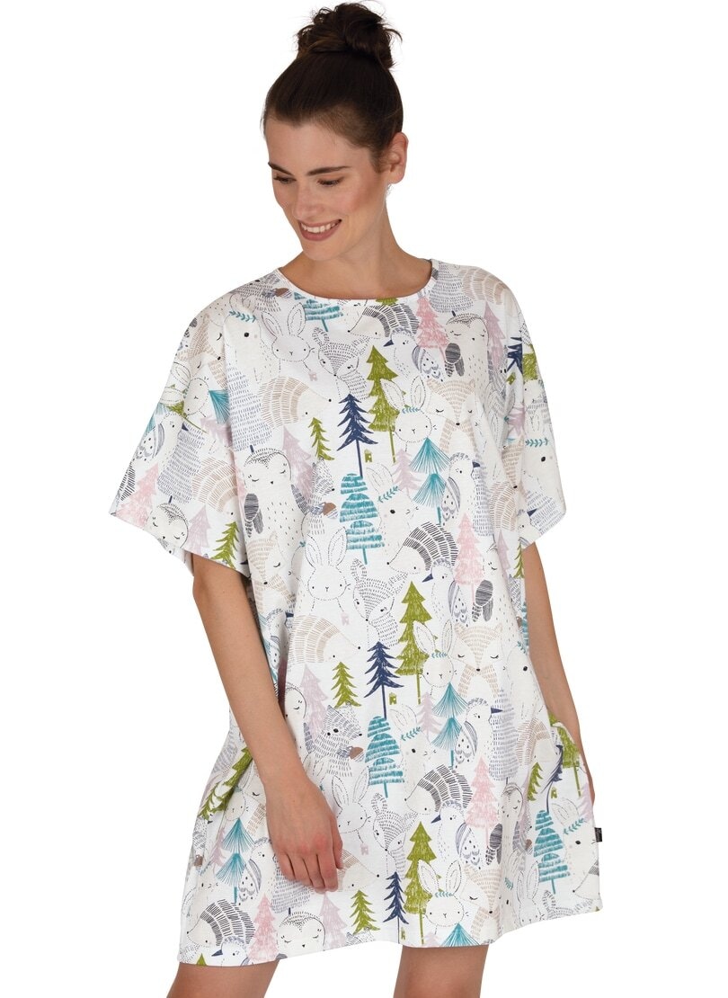online bestellen Jelmoli-Versand Trigema Schweiz mit Nachthemd Allover-Print« bei süssem Nachthemd »TRIGEMA