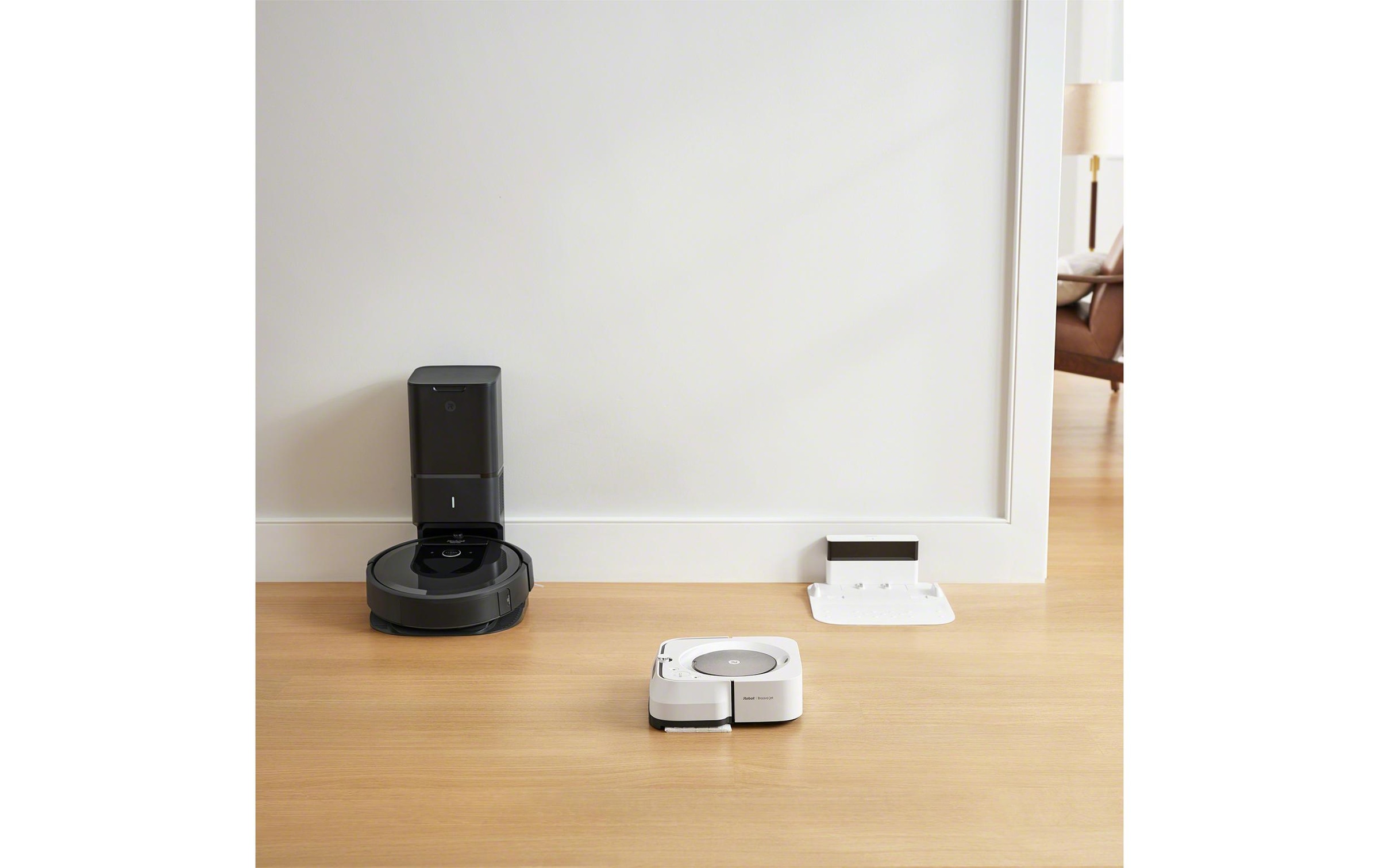 iRobot Saugroboter »Roomba i7+ (i7558) & Wischroboter Braava Jet m6«