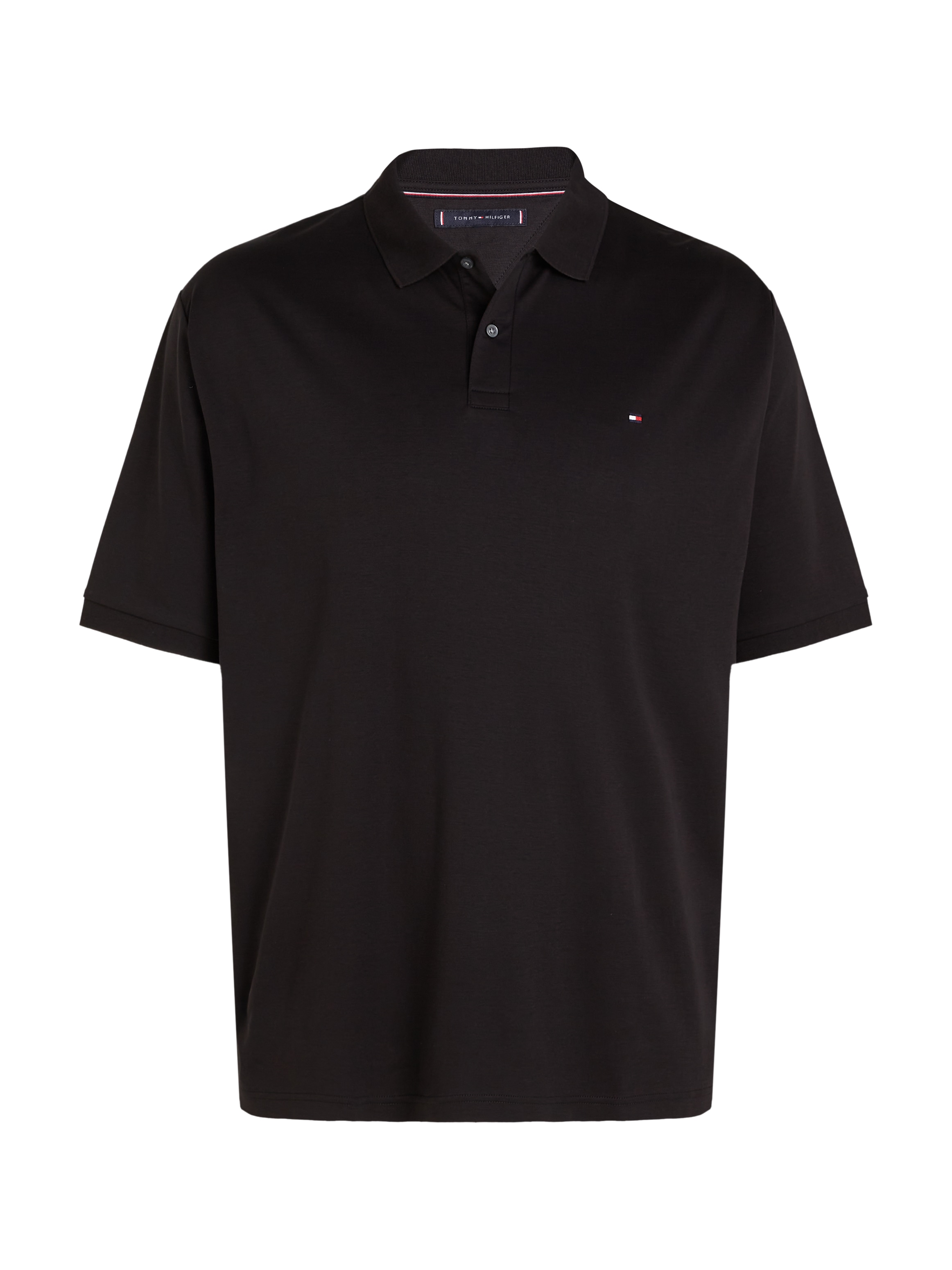 Tommy Hilfiger Big & Tall Poloshirt »BT-LIQUID COTTON ESSENTIAL POL-B«, in Grossen Grössen, Logostickerei
