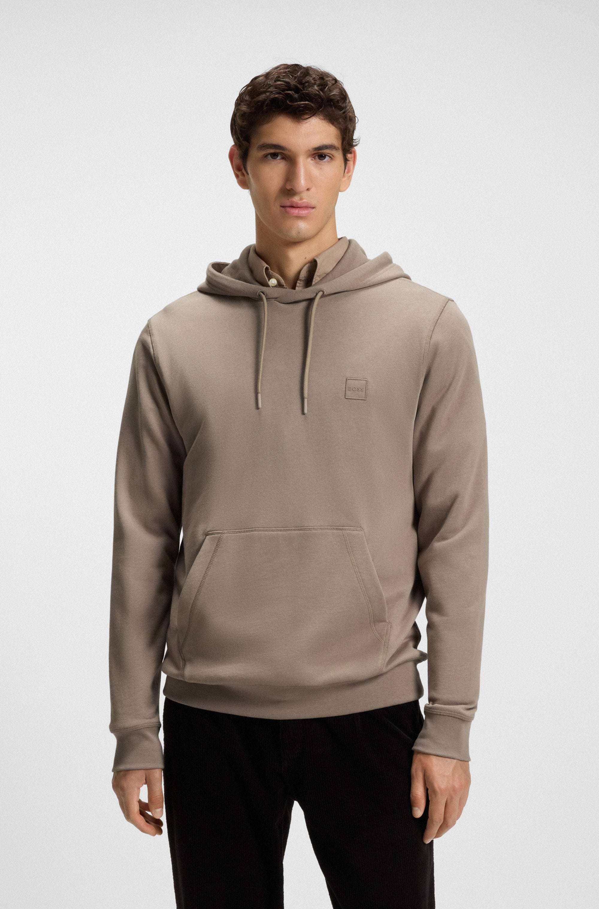 BOSS ORANGE Kapuzensweatshirt »Wetalk«, mit gesticktem BOSS Markenlabel