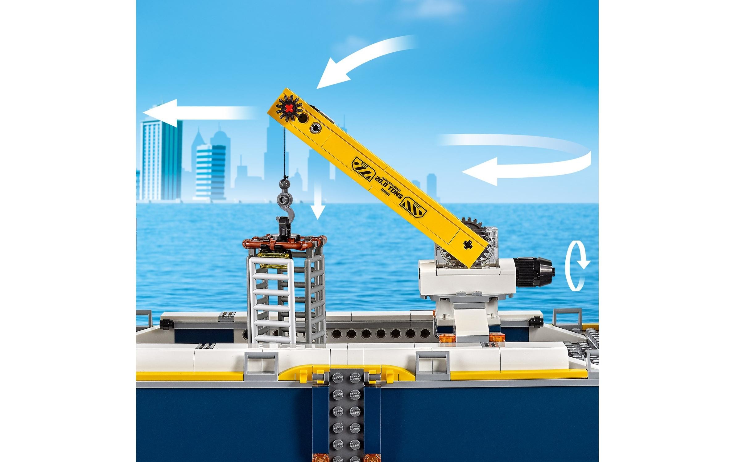 LEGO® Konstruktionsspielsteine »Meeresforschungsschiff 6«