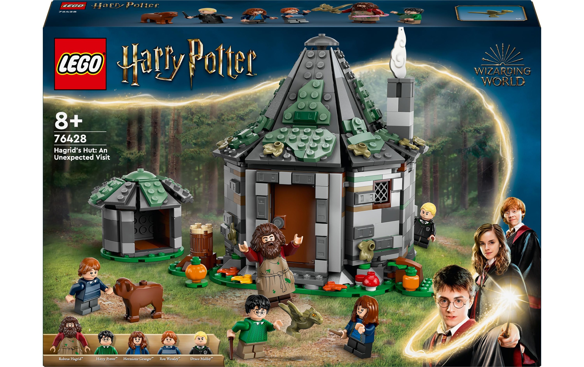LEGO® Spielbausteine »Harry Potter Hagrids Hütte: Ein unerwarteter Besuch 76428«, (896 St.)