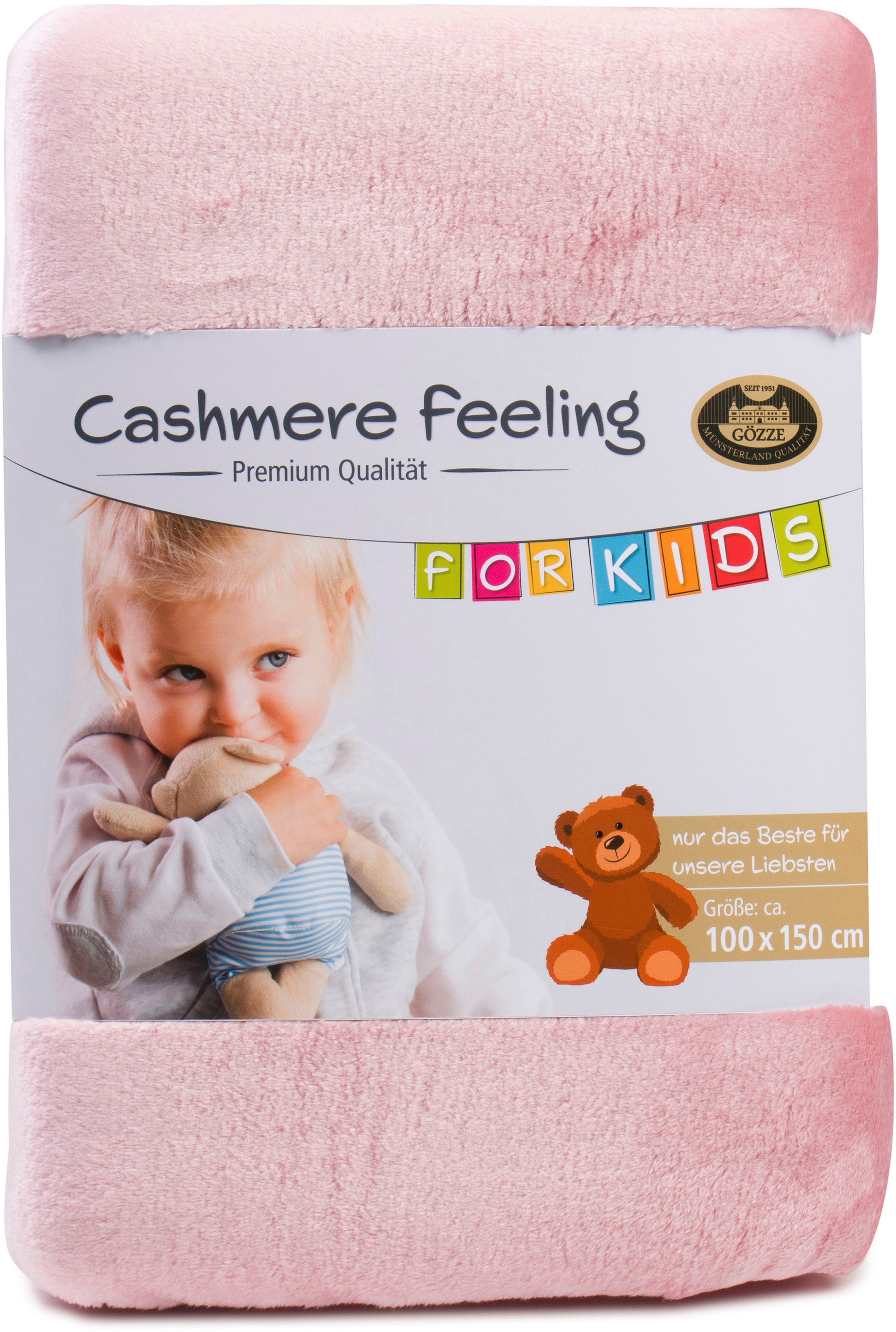 Gözze Kinderdecke »Premium Cashmerefeeling«, kuschelig warm