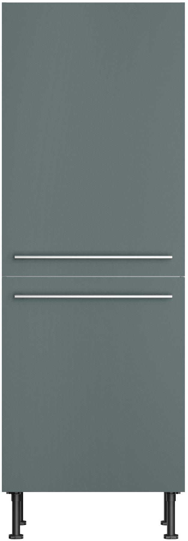 KOCHSTATION Midischrank »KS-Bern2«, Breite 60 cm, Höhe 176,6 cm, 2 Türen verlascht, 3 Einlegeböden
