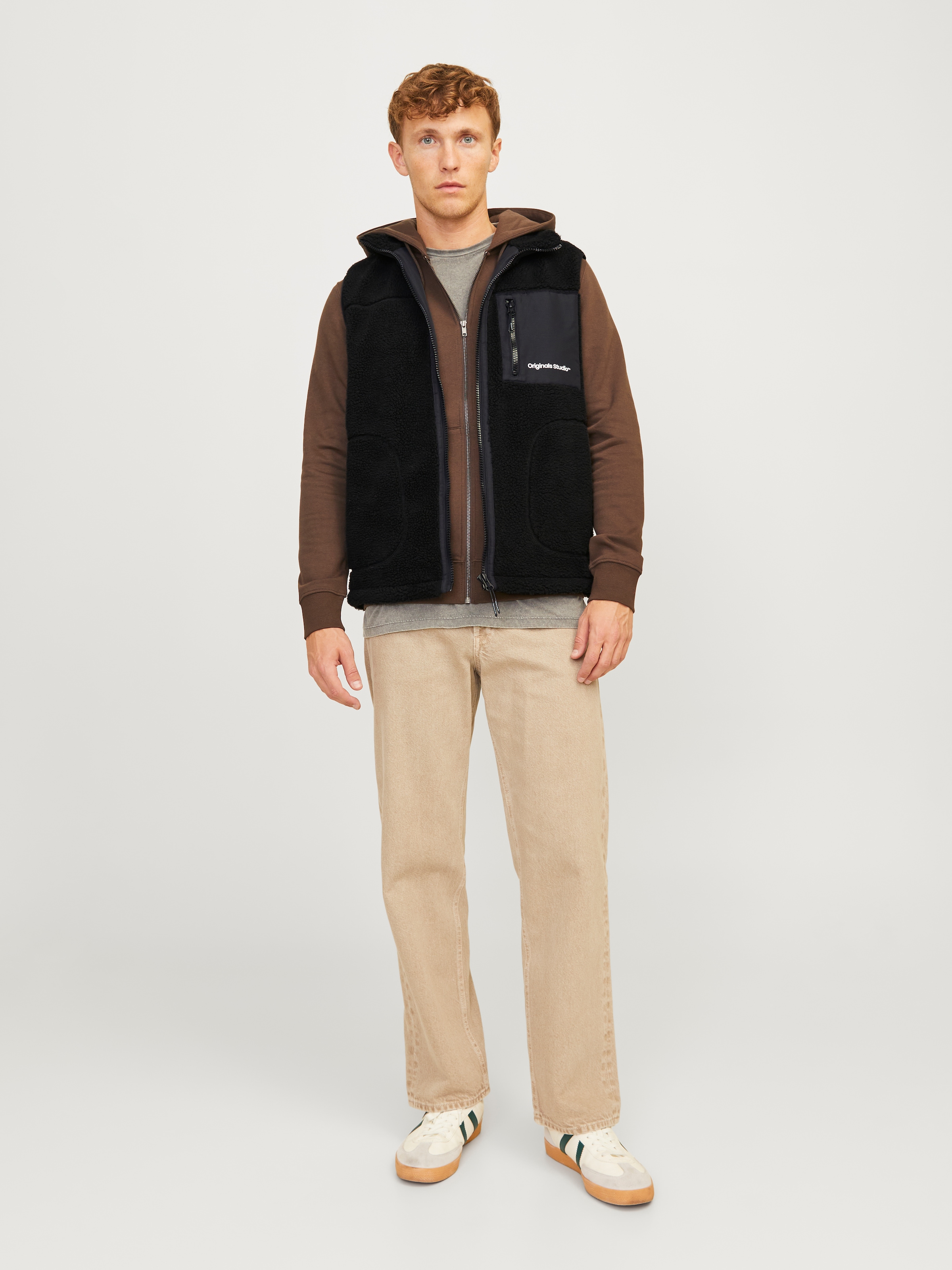 Jack & Jones Steppweste »JORVESTERBRO TEDDY BODYWARMER AW24 NOOS«