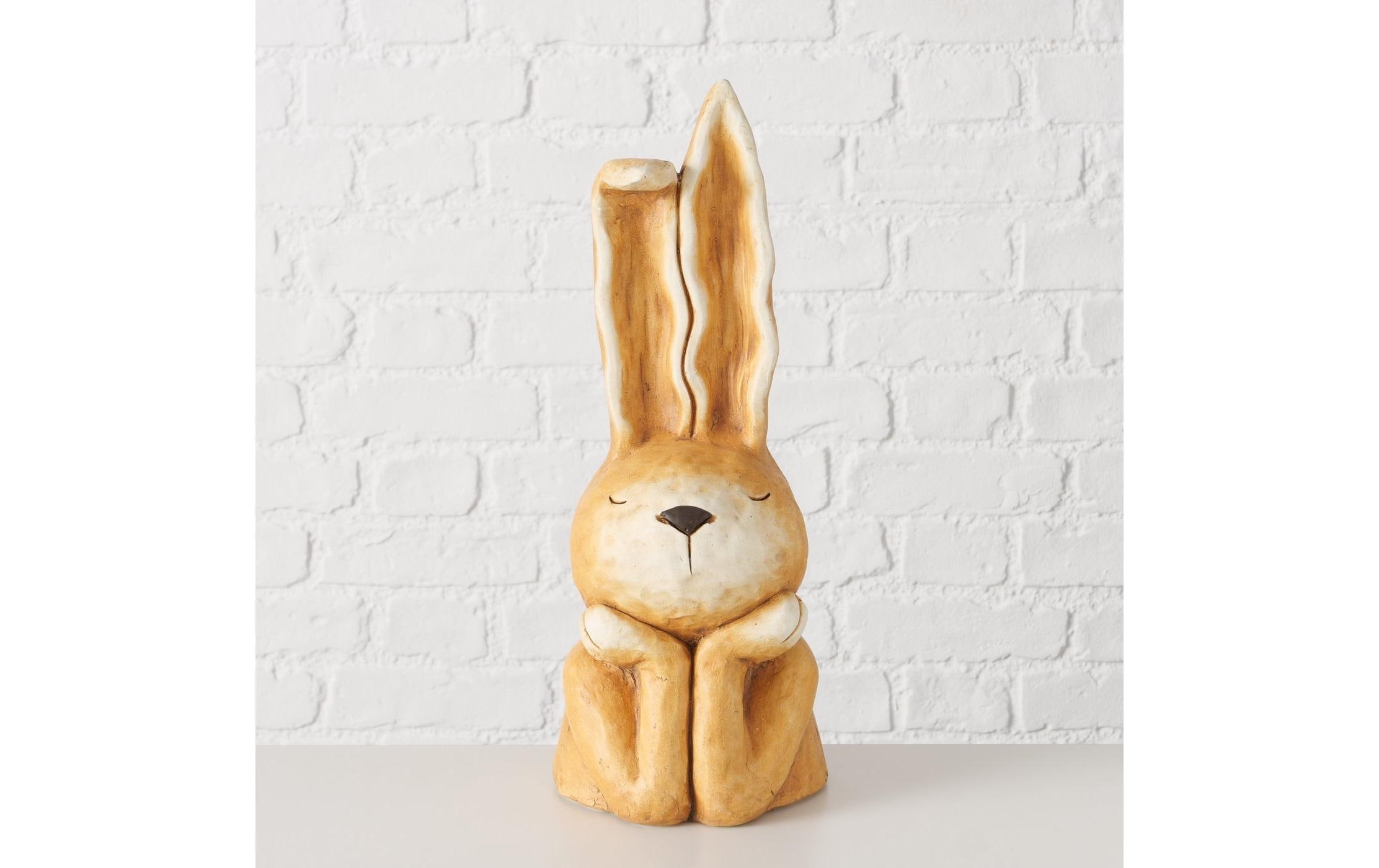 BOLTZE Dekofigur »Hase Udo, Beige«