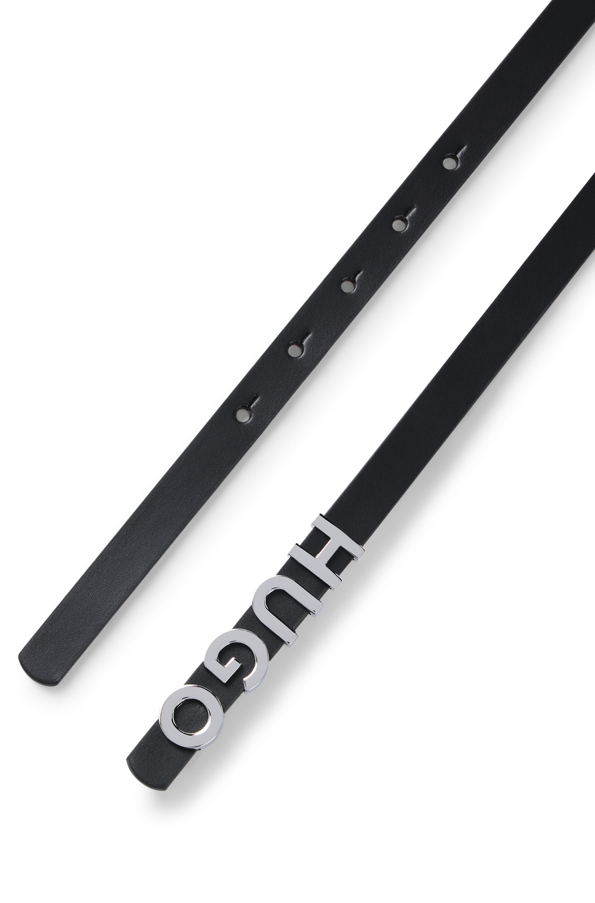 HUGO Ledergürtel »Zula Belt 1,5cm«, Verschluss im HUGO Schriftzug