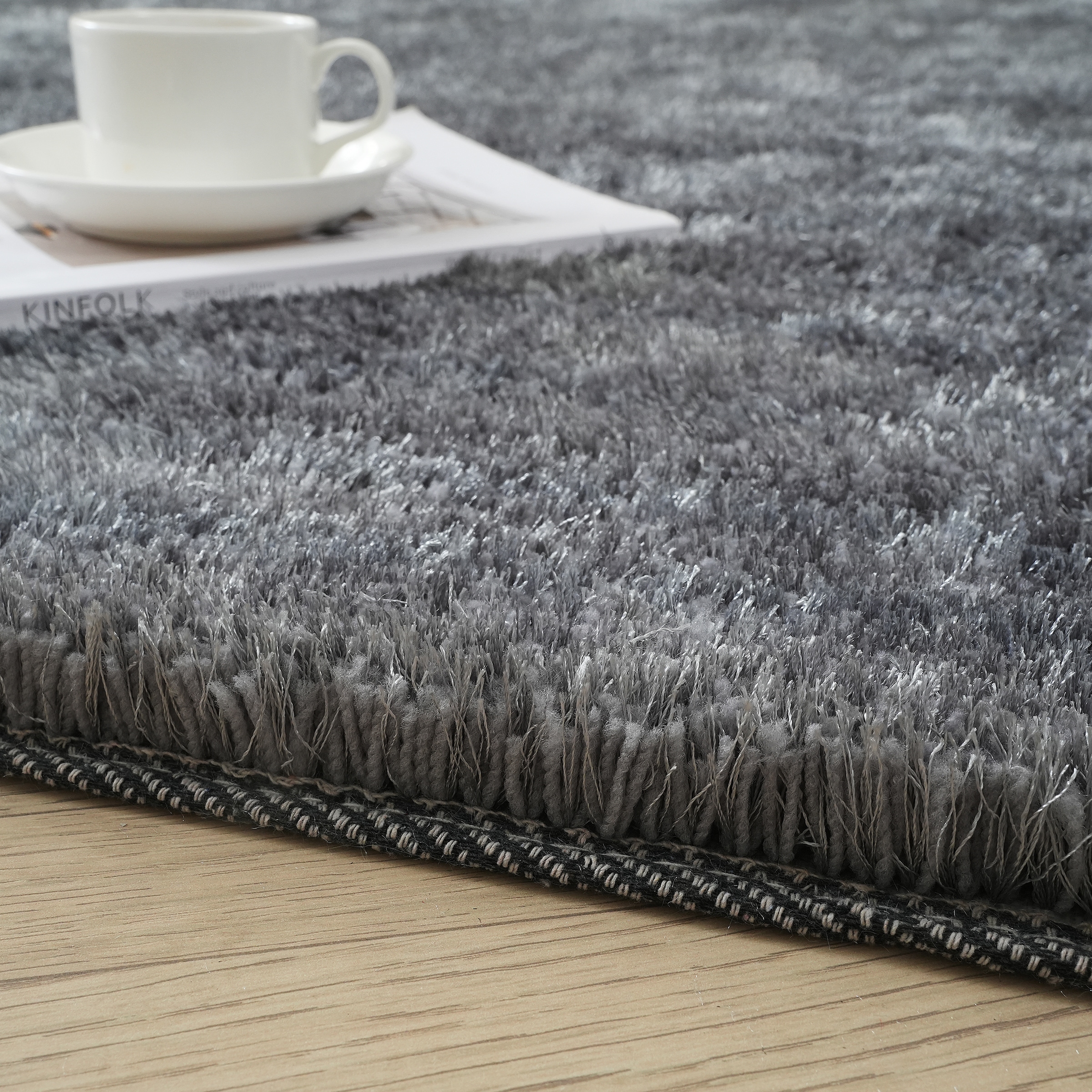 Bruno Banani Hochflor-Läufer »Dana Teppich, Kundenliebling«, rechteckig, 30 mm Höhe, Brücke, uni, weich, Mikrofaser, Diele, Flur, Wohnzimmer, Schlafzimmer