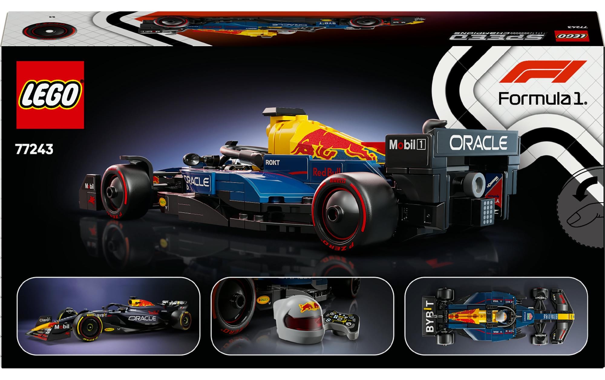 LEGO® Spielbausteine »Speed Champions Oracle Red Bull RB20 F1 Rennauto 77243«, (251 St.)